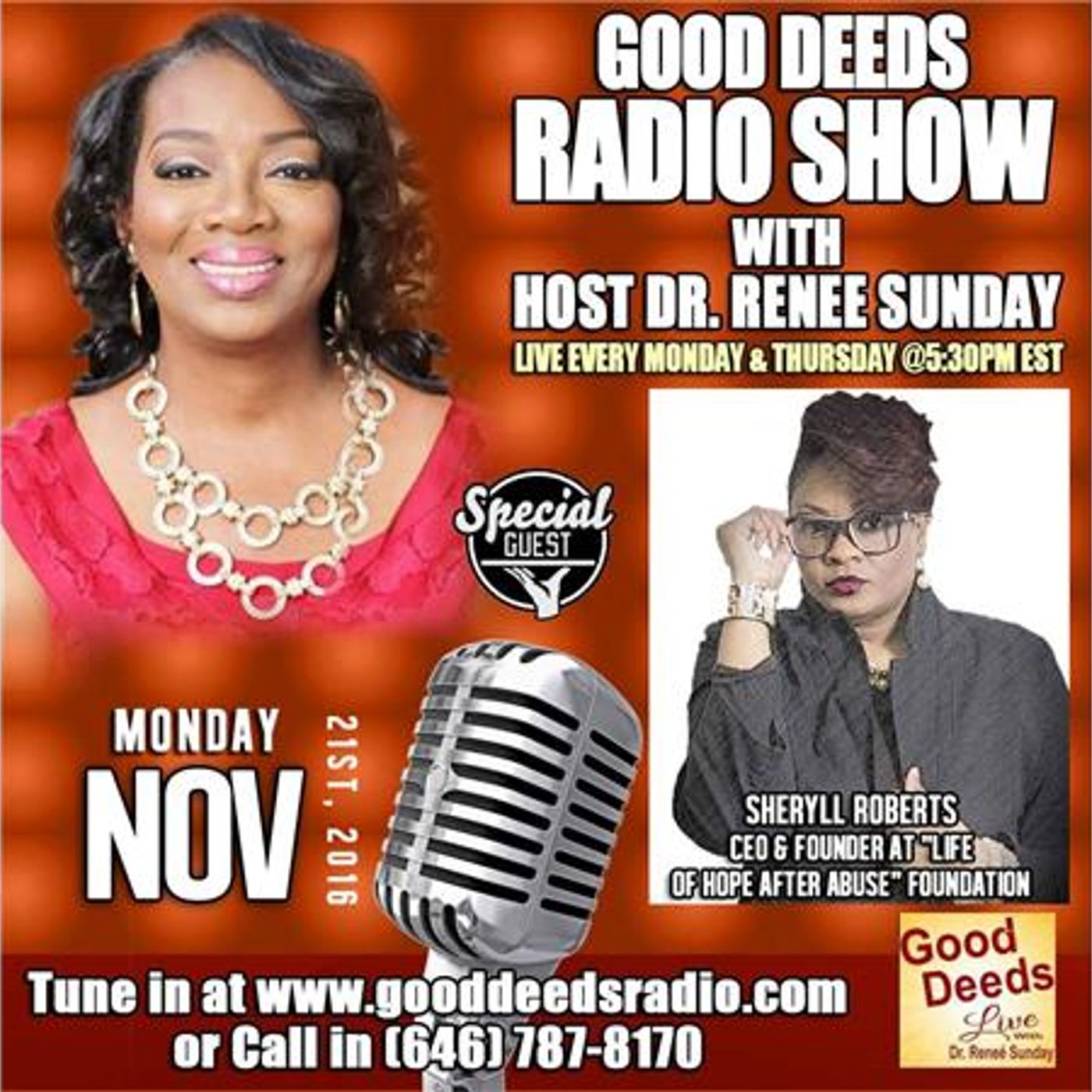 You are a Vessel with a Voice: CEO & Founder Sheryll Roberts shares on GD episode artwork