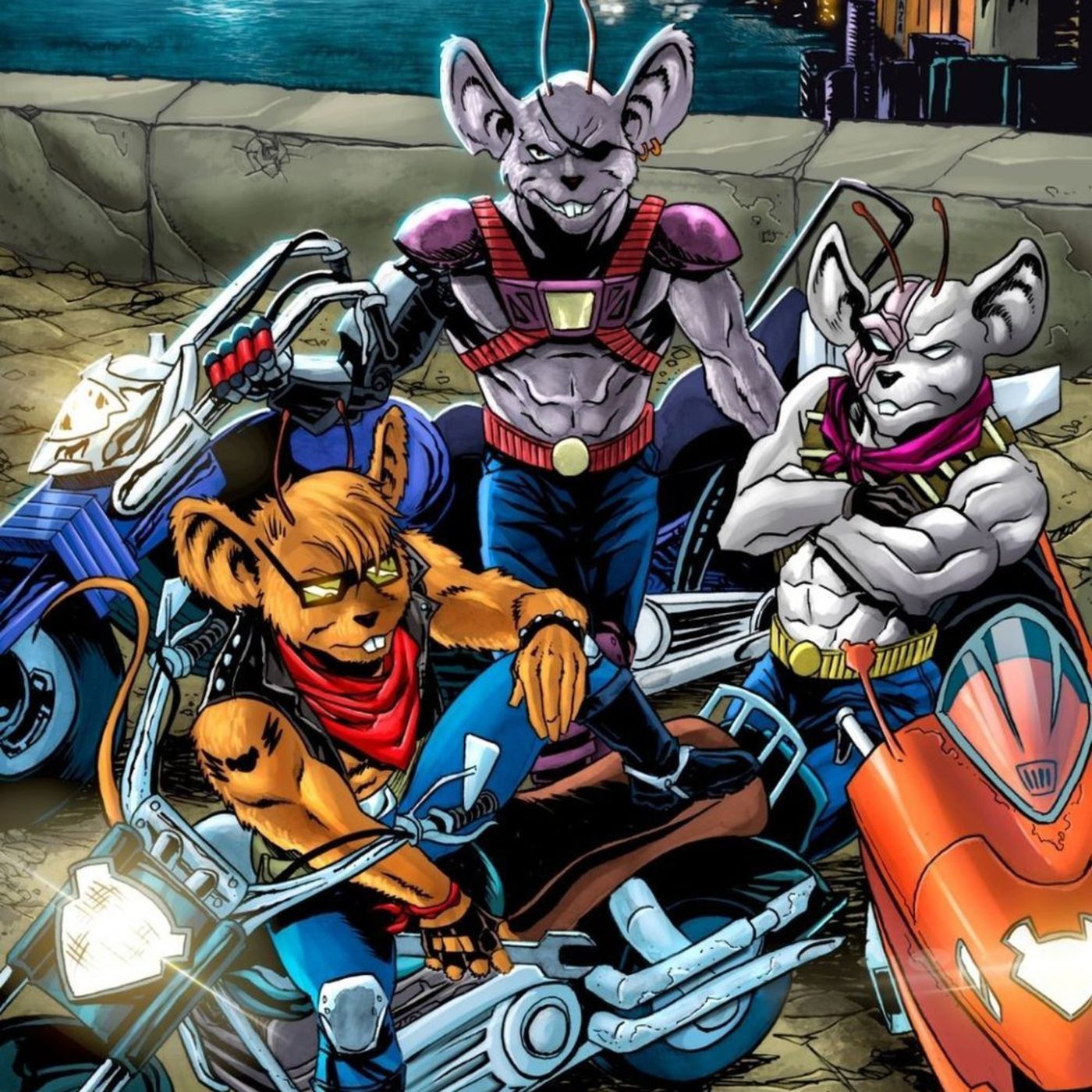 The Biker Mice Are Back To Lead the Franchise's First Ever Ongoing Comic Series