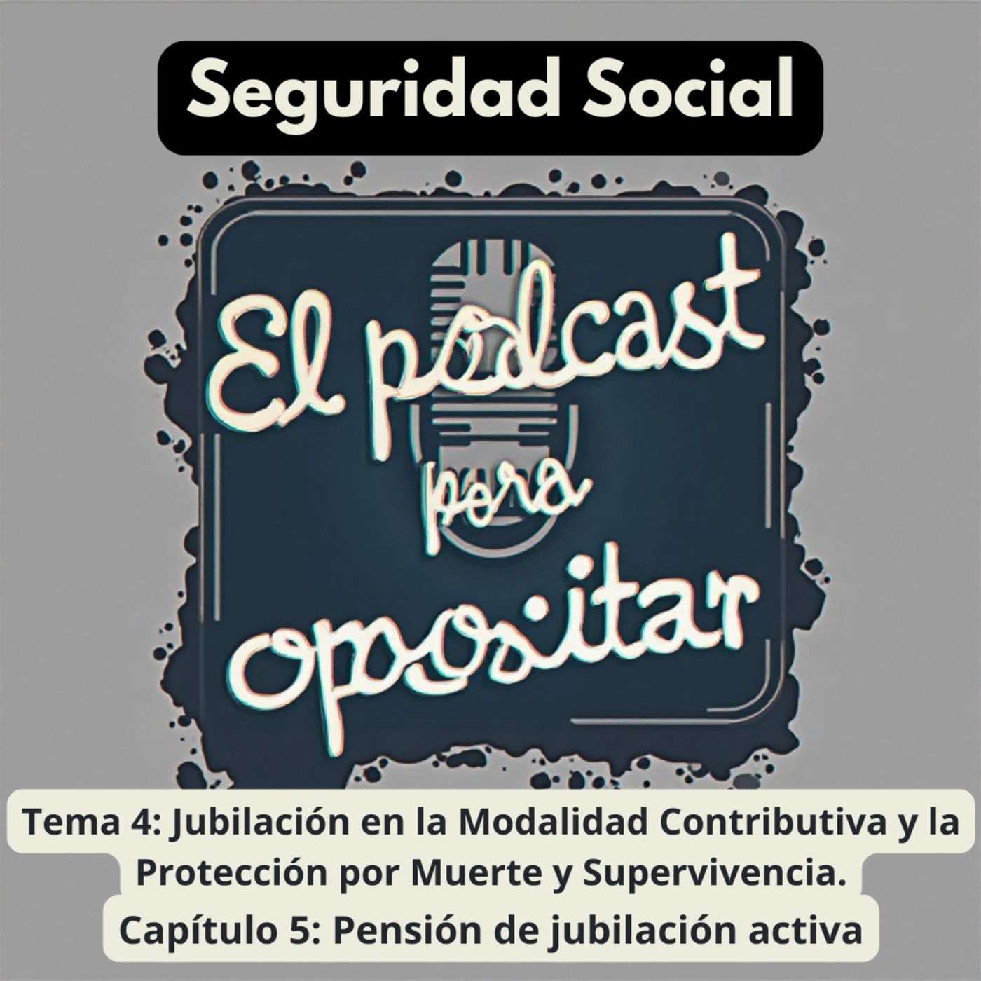 Oposiciones Seguridad Social. Tema 4: Jubilación en la Modalidad Contributiva y la Protección por Muerte y Supervivencia. Capítulo 5: Pensió episode artwork