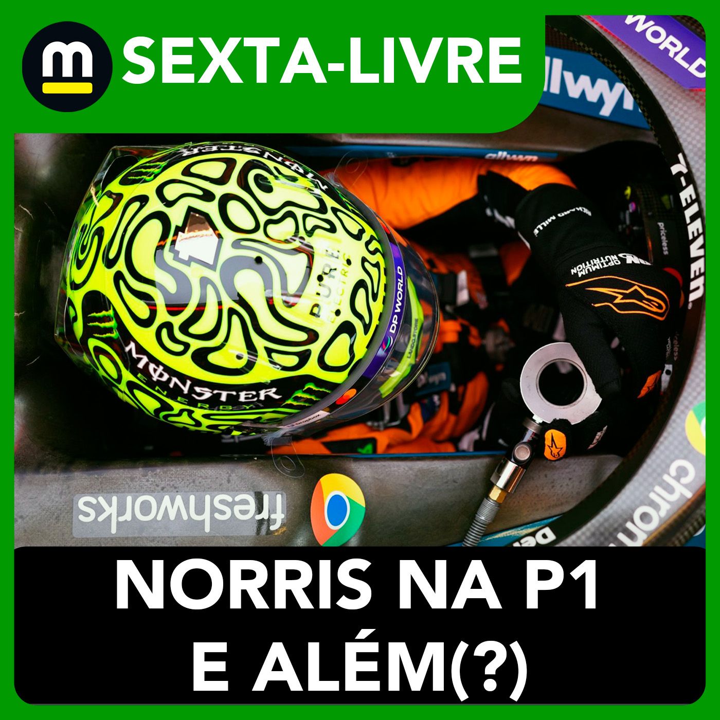Norris lidera sexta na Holanda, Alonso é P2! Hamilton e Max rodam. Stroll, Russell e Piastri batem episode artwork