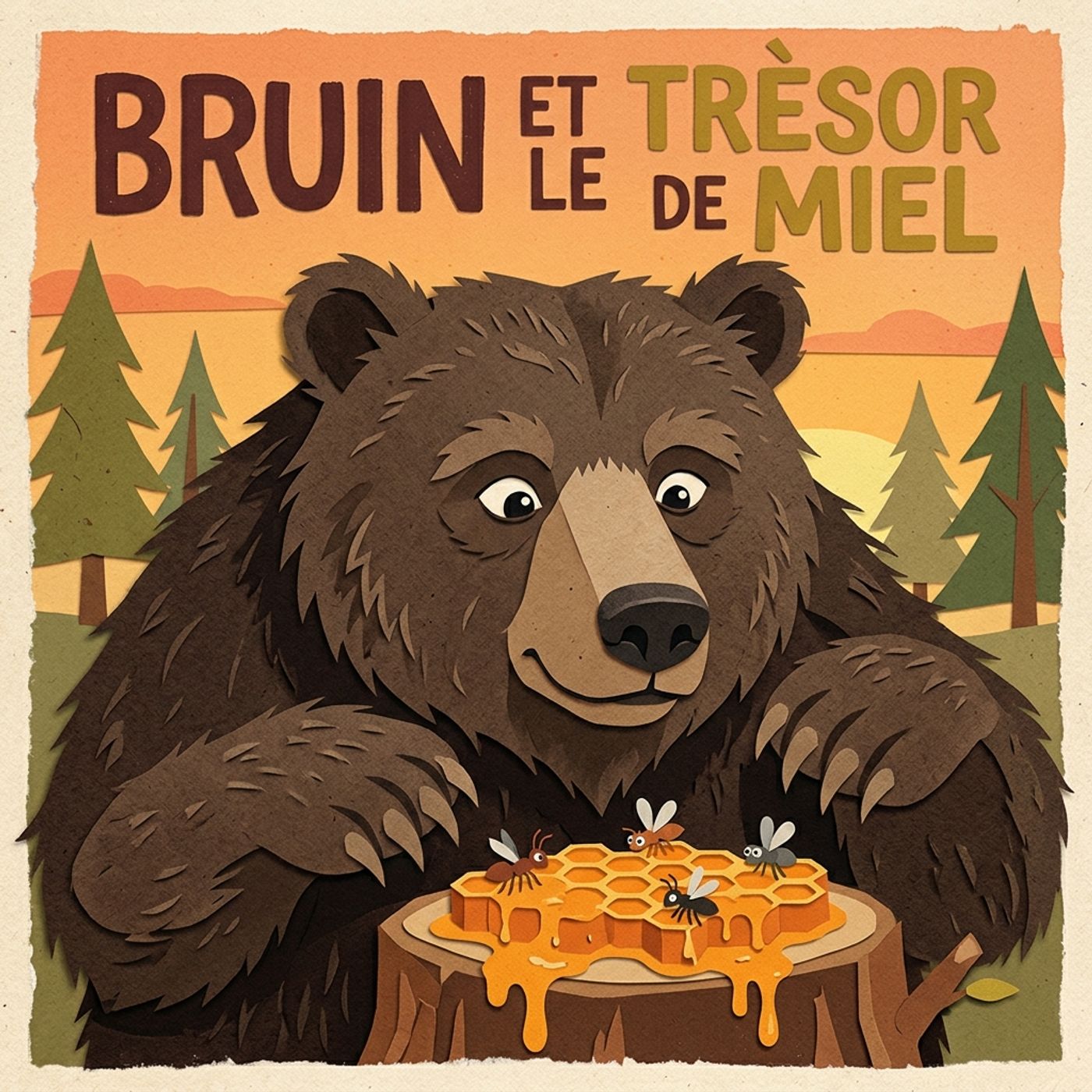Bruin l'Ours et le Festin des Petits Gourmands : Le Miel qui se Fige｜【Conte pour enfants】