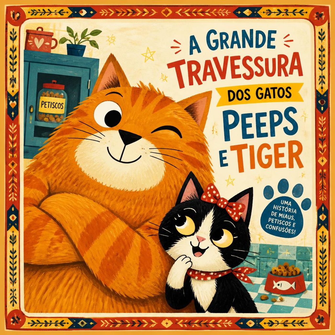 Peeps, Tiger e o Segredo do Armário de Petiscos ｜ Conto infantil