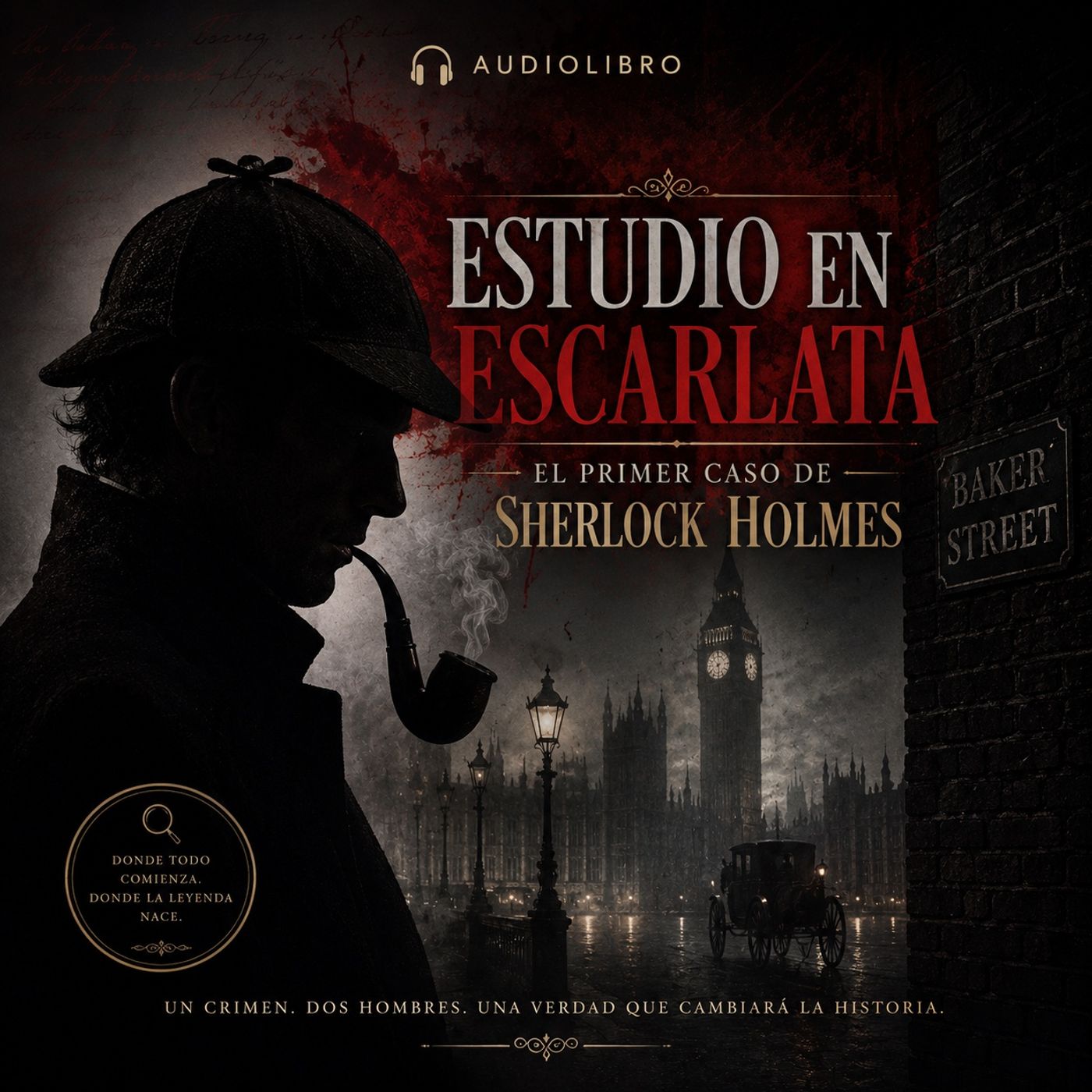 Estudio en Escarlata – El Primer Caso de Sherlock Holmes | Audiolibro Completo (Parte 1 de 1)