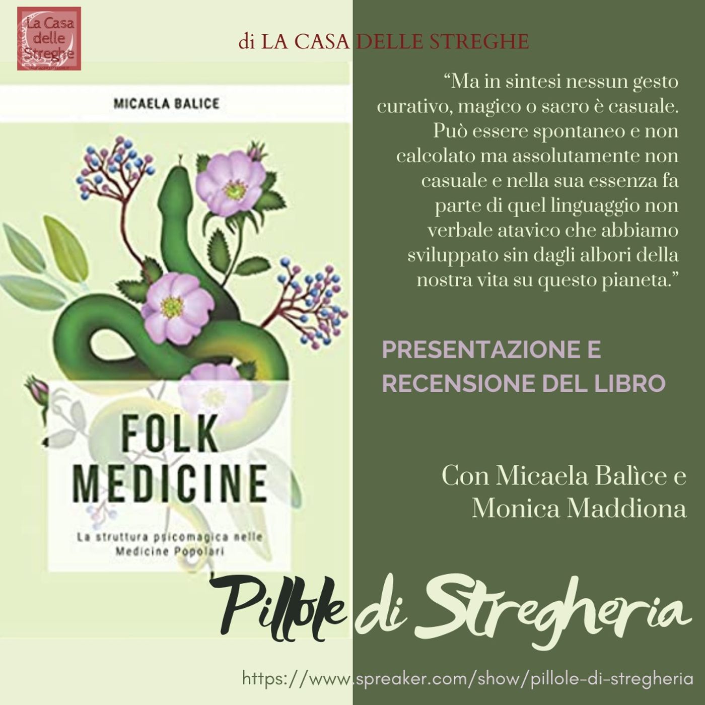 Presentazione e recensione del libro Folk Medicine di Micaela Balìce