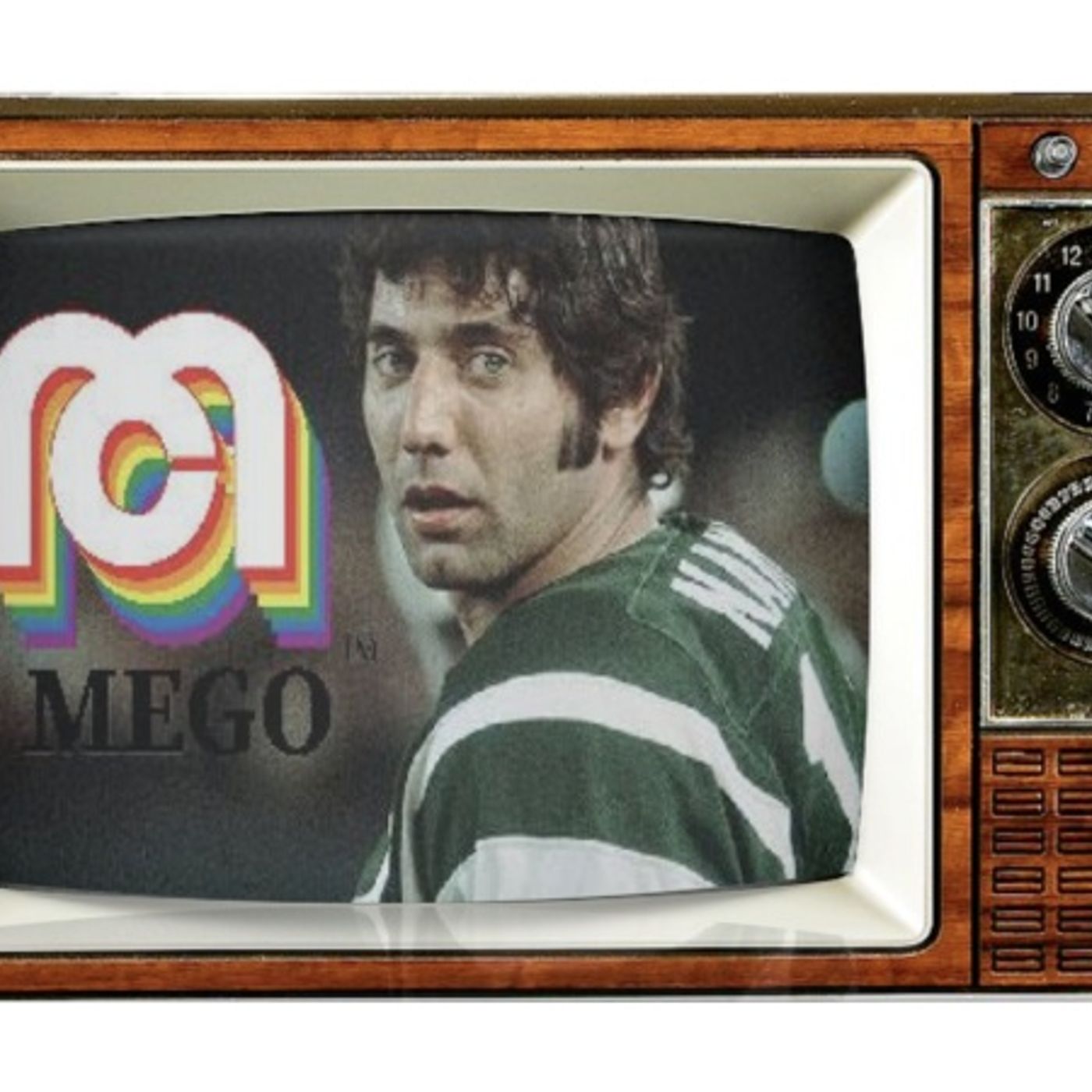 Broadway Joe Namath -The Worlds First Action Figure- A MEGO Toy Story episode artwork