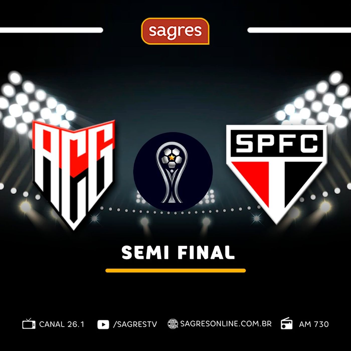 Sul-Americana 2022 - Semifinal (ida) - Atlético-GO 2x1 São Paulo, com Vitor Roriz episode artwork