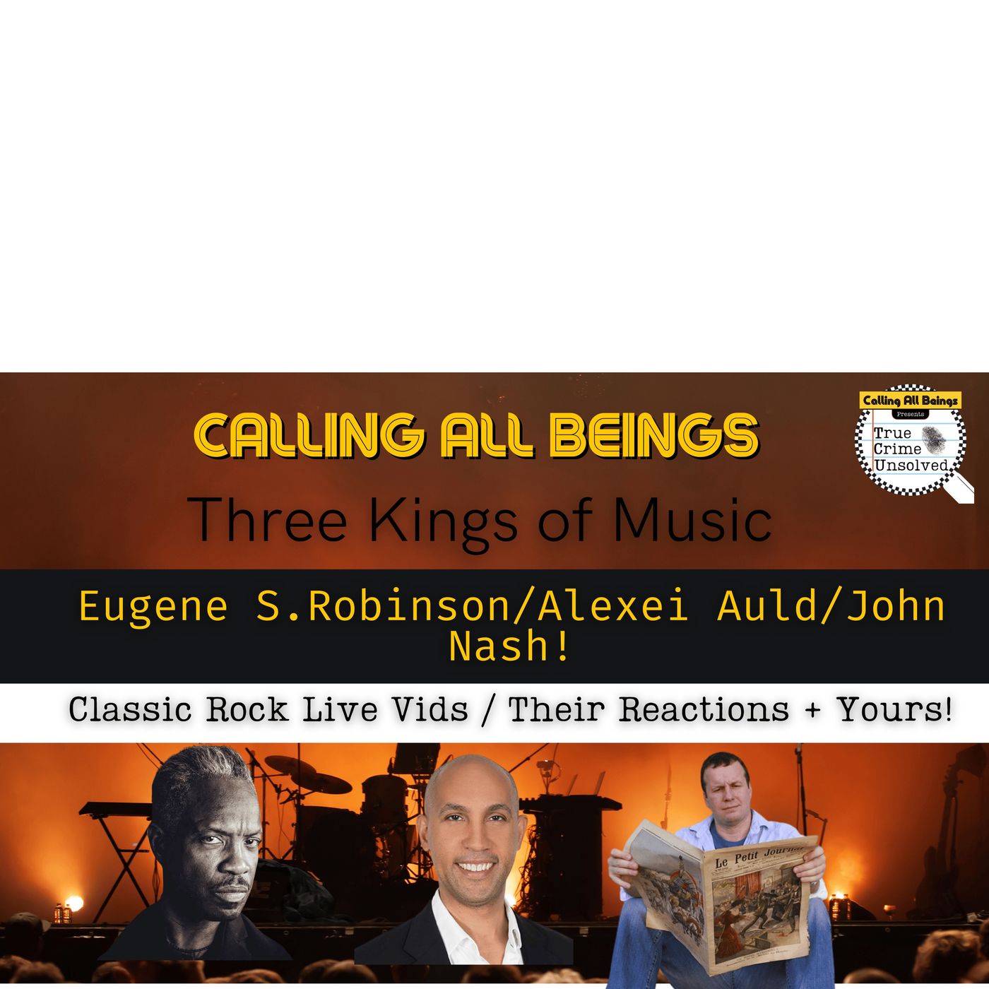 Classic Rock Reaction Show with 3 Brilliant Minds- E.S. Robinson-Alexei Auld-John Nash!
