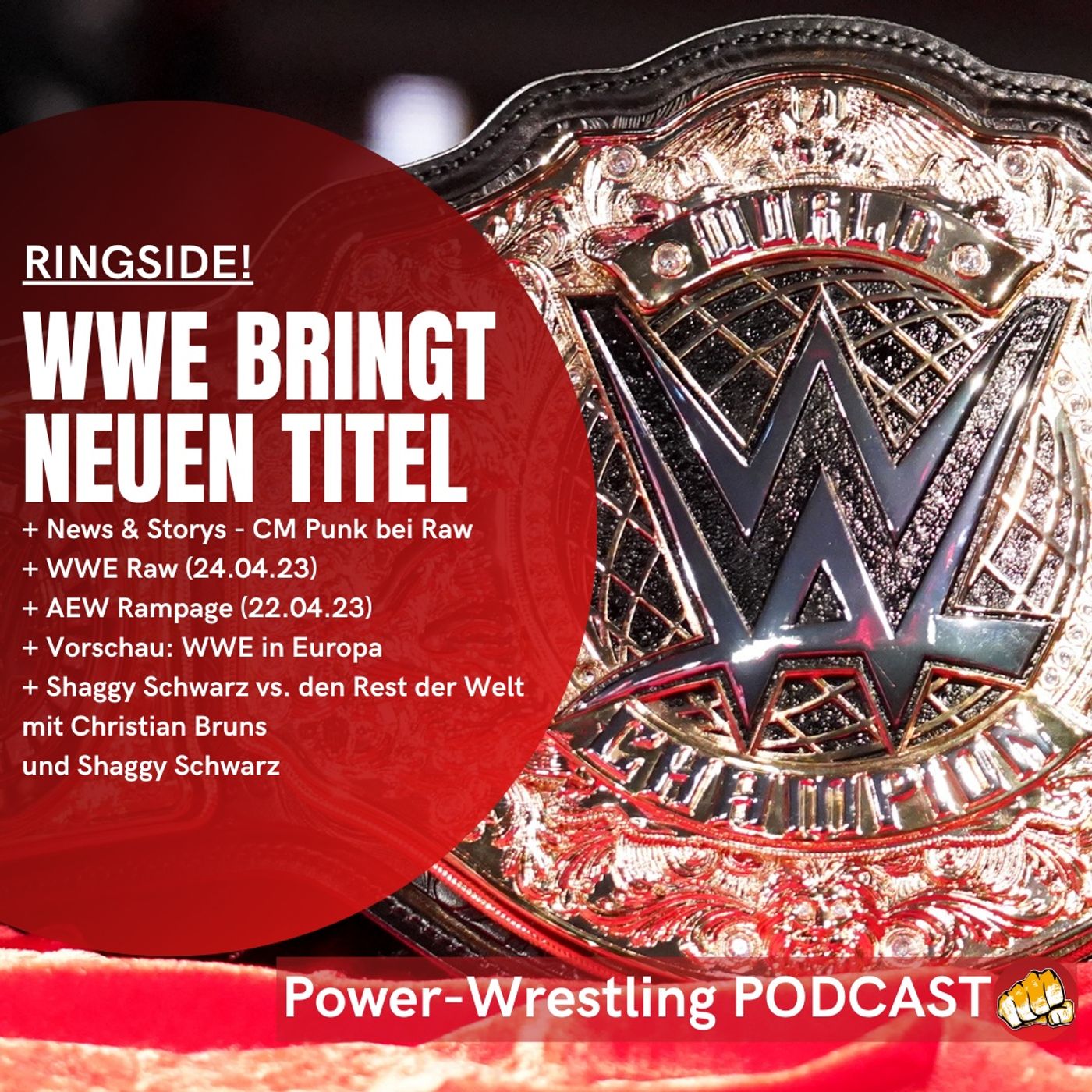 RINGSIDE! Neuer World-Title, CM Punk zu Besuch, Raw (24.4.), Rampage (22.4.) #SSGDRDW