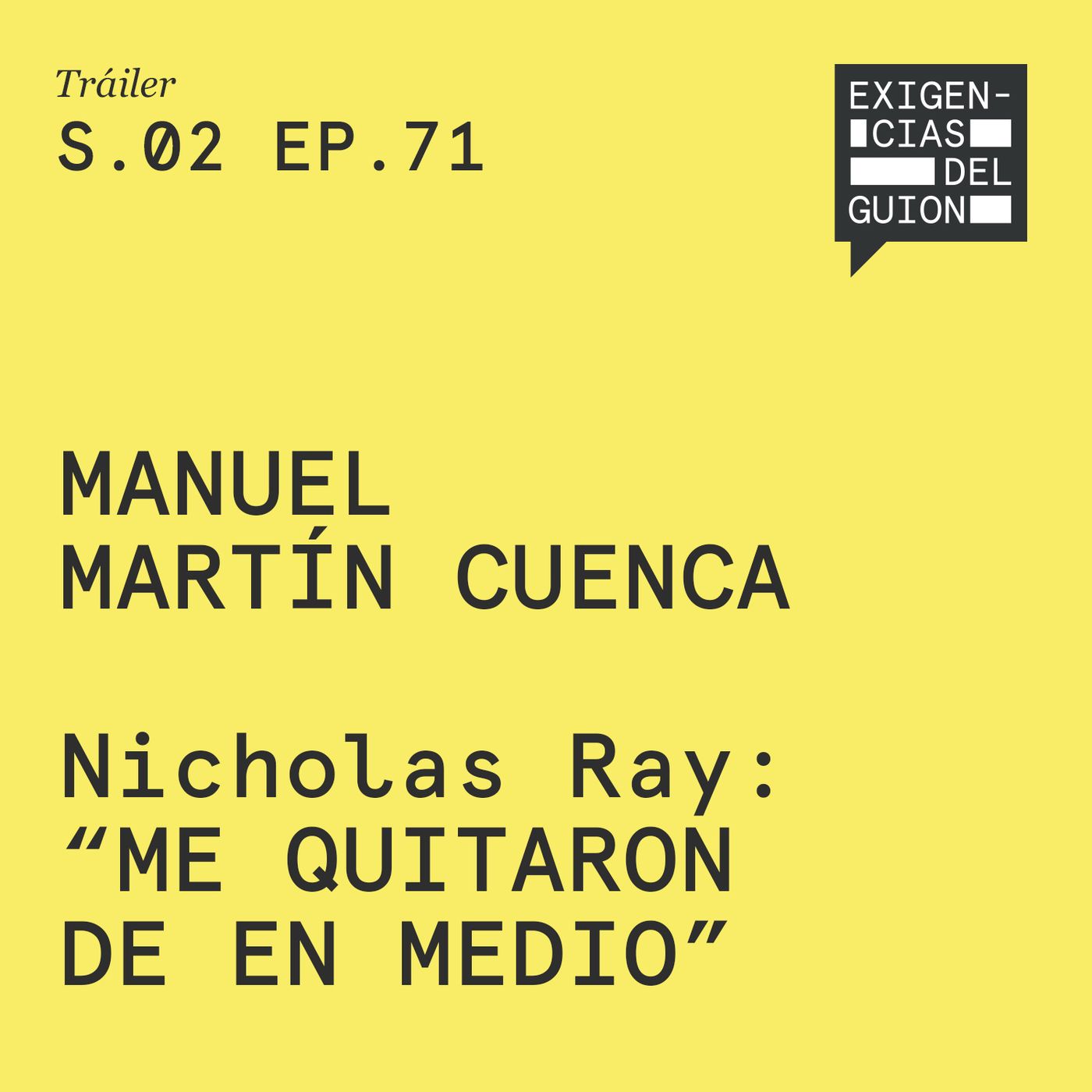 (Avance) 2 de mayo, episodio 71 | Manuel Martín Cuenca | Nicholas Ray: "Me quitaron de en medio"