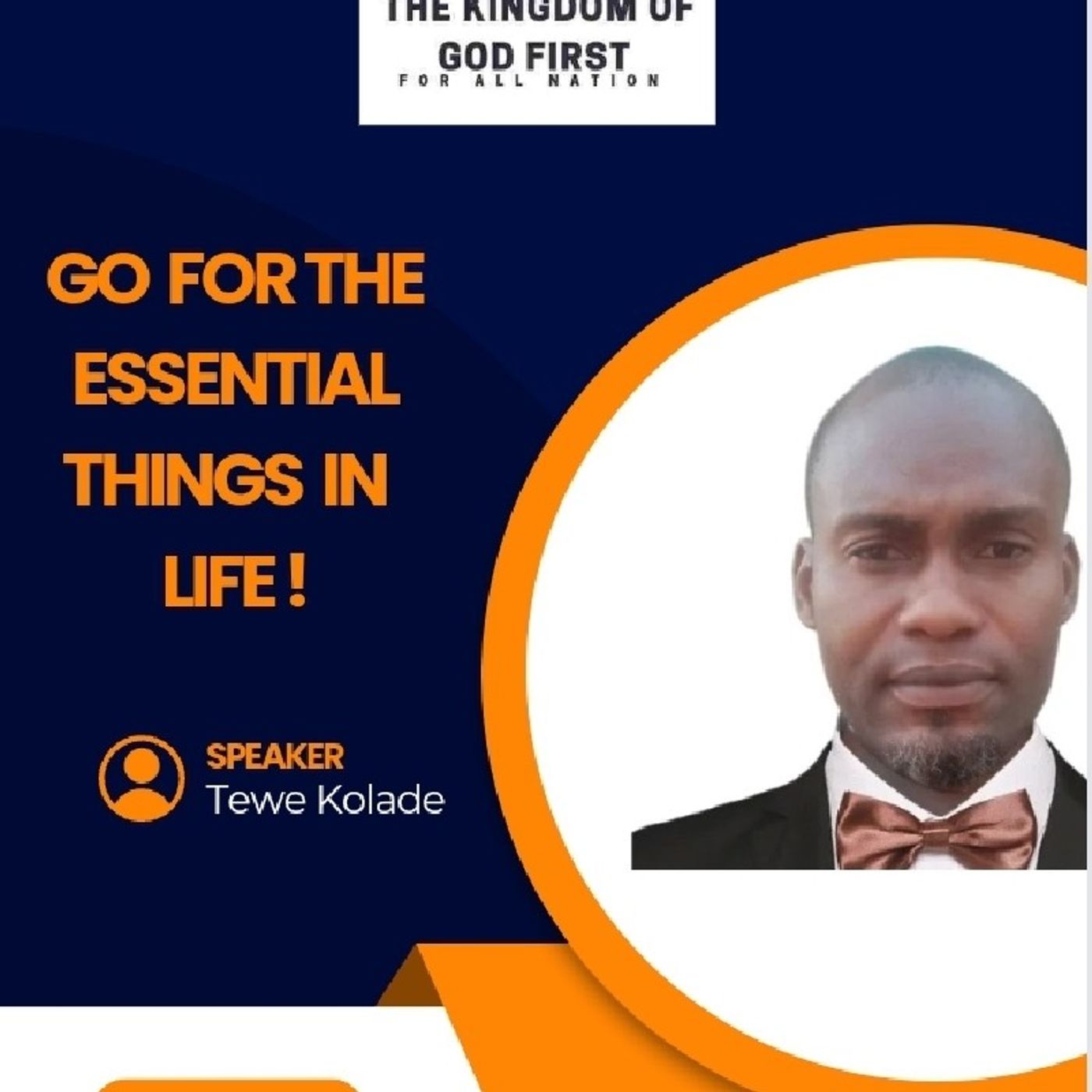 GO FOR THE ESSENTIAL THINGS IN LIFE.