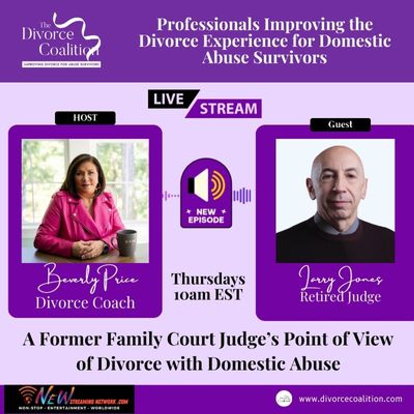 A Former Family Court Judges Point of View of Divorce with Domestic Abuse episode artwork