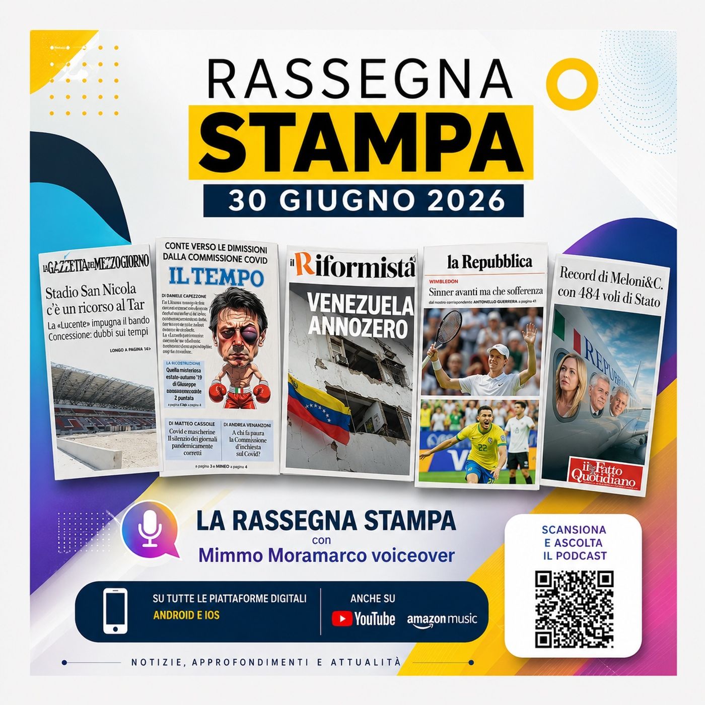 Rassegna stampa del 30 giugno 2026 episode artwork