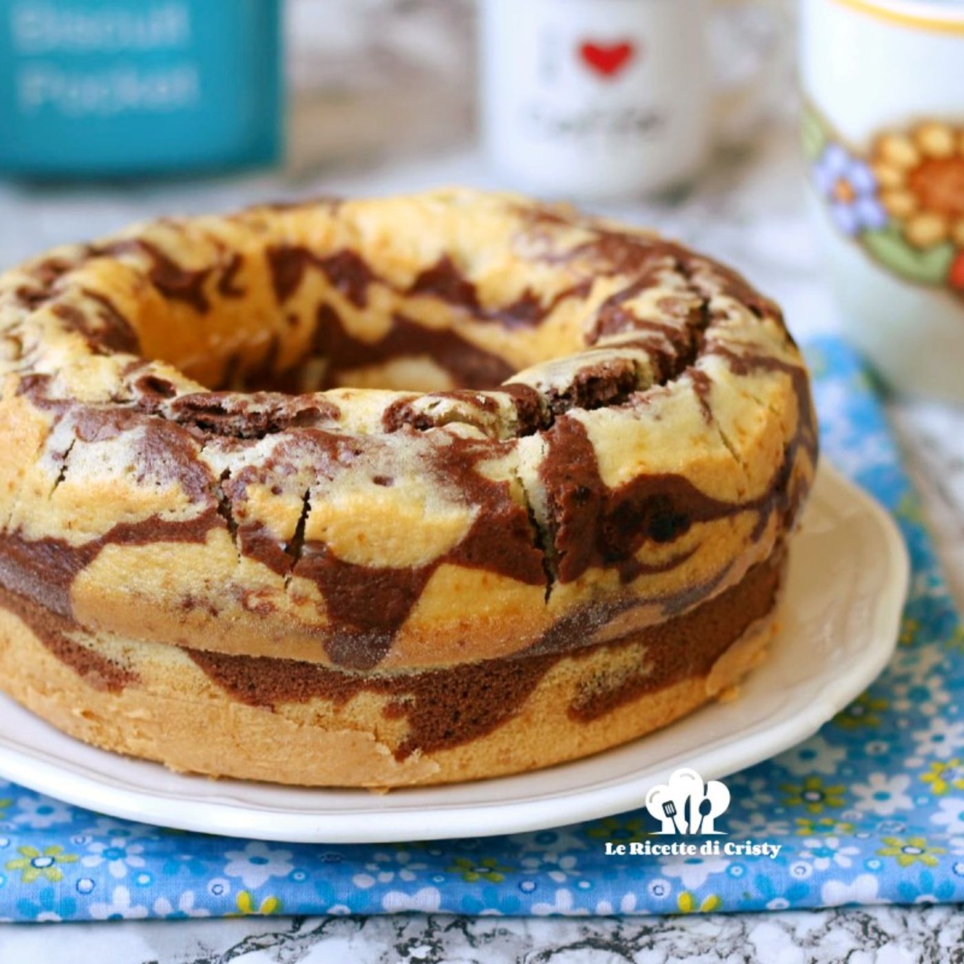 CIAMBELLA BICOLORE VARIEGATA ALLO YOGURT "anche Bimby" episode artwork