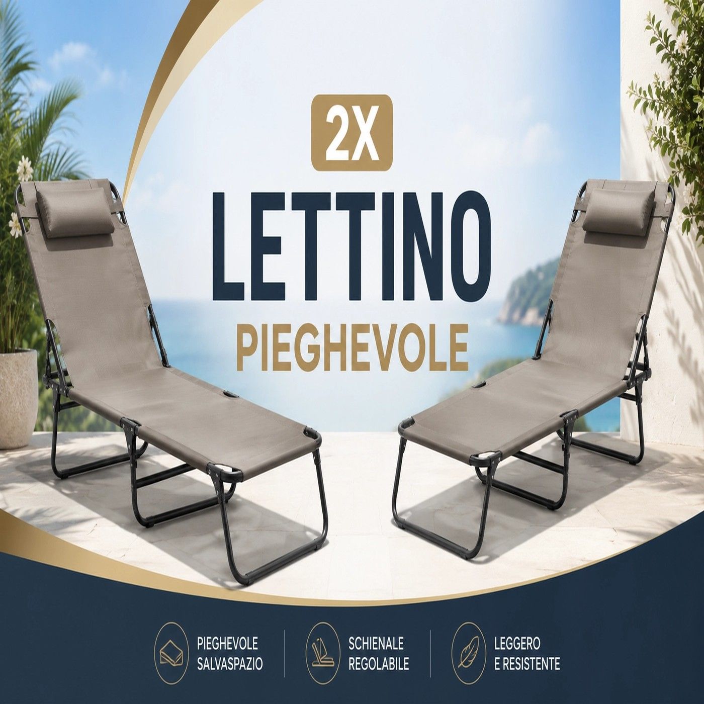 Lettini prendisole pieghevoli tectake_ l'offerta a tempo per l'estate episode artwork