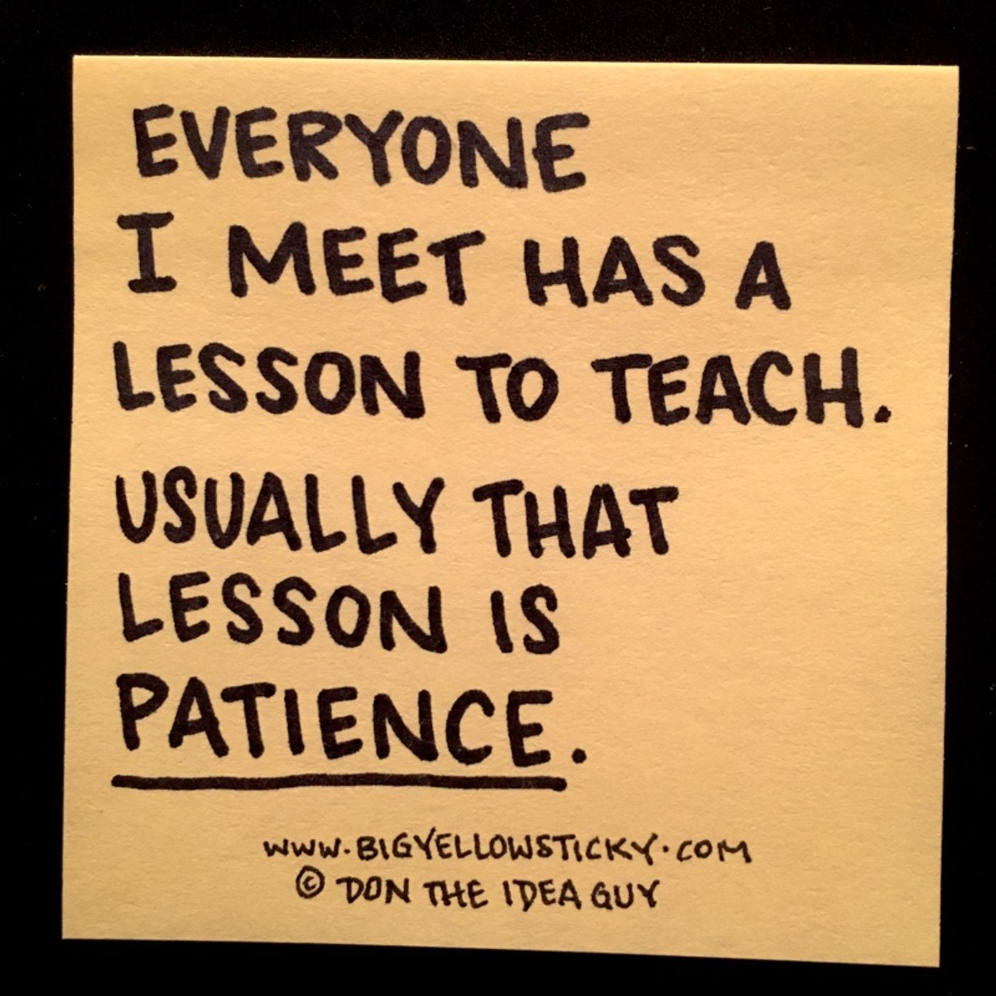 Usually Patience : BYS 256