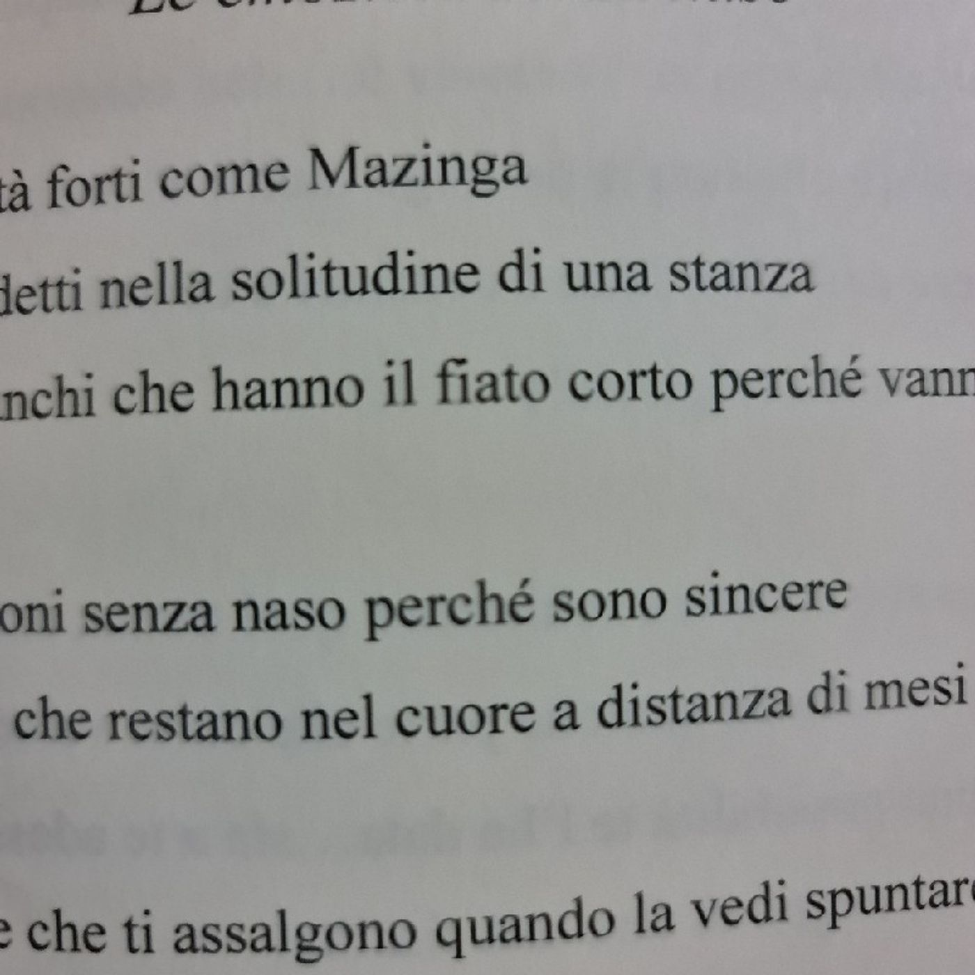 Cronache di un\'assenza