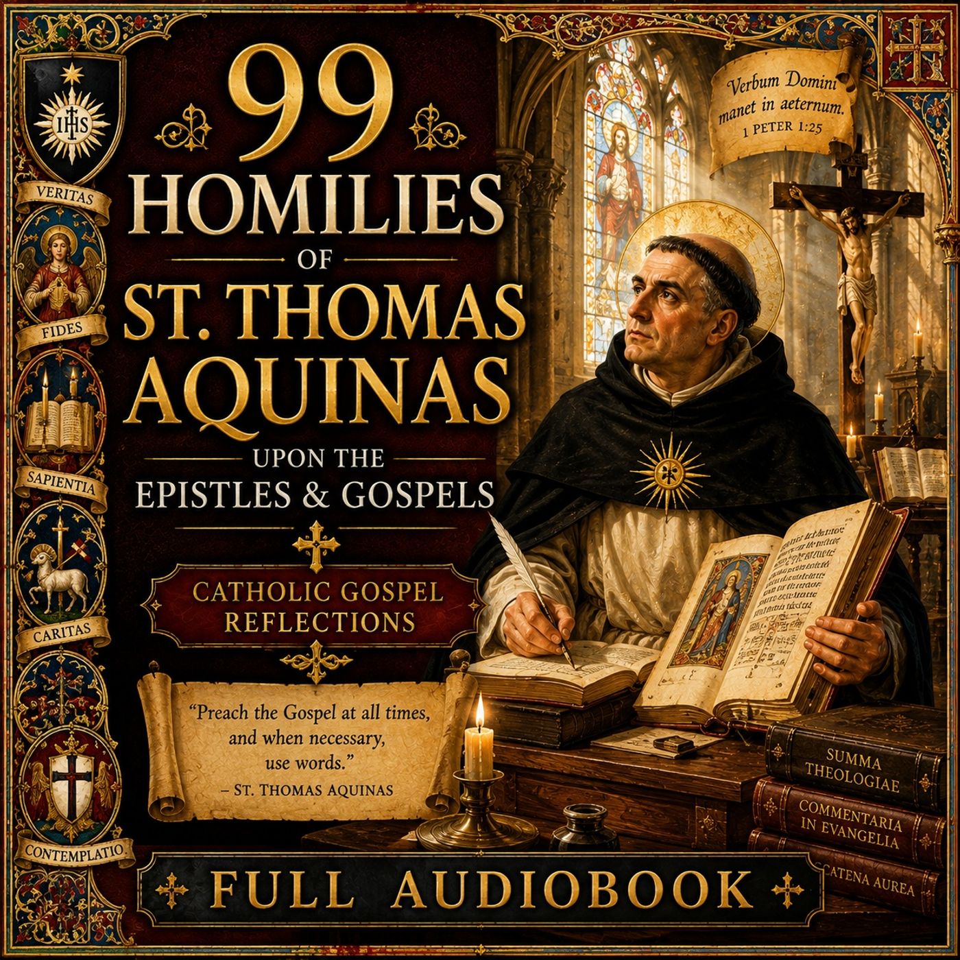 99 Homilies of St. Thomas Aquinas | Epistles & Gospels | Catholic Sermons & Gospel Reflections | Full Audiobook Part 1 episode artwork