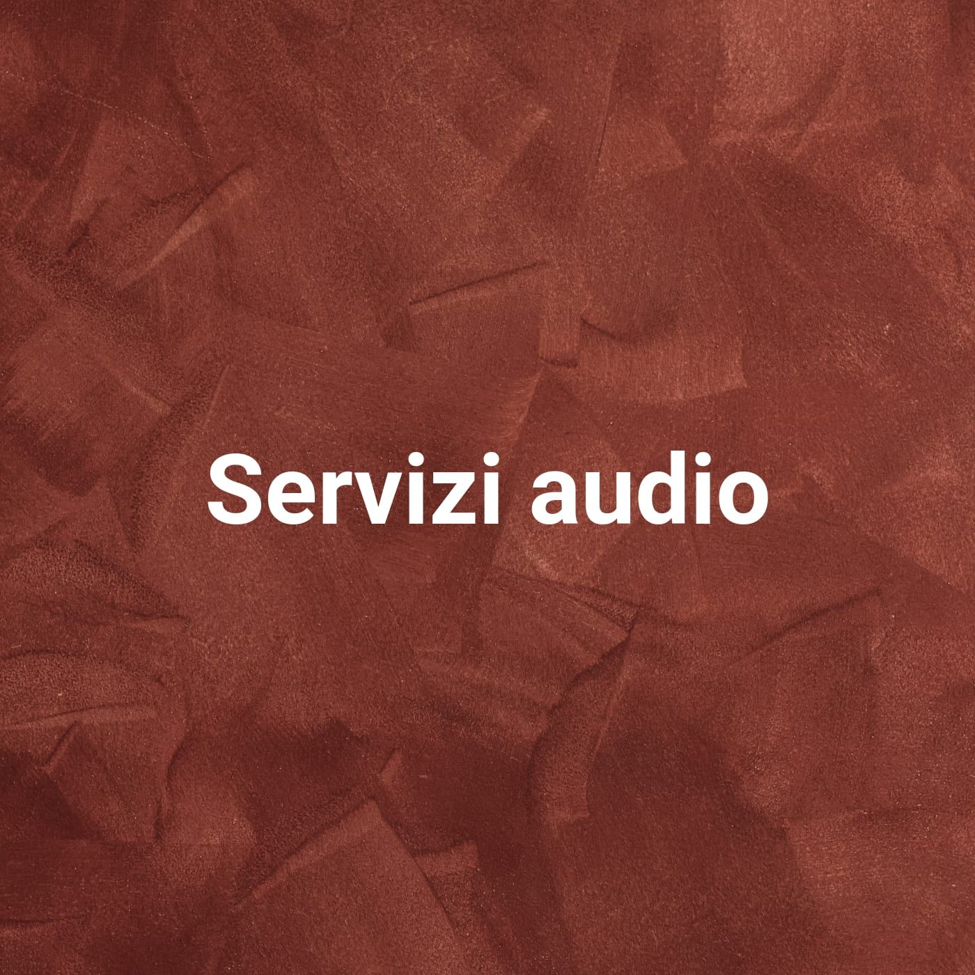 Copertina di Servizi audio