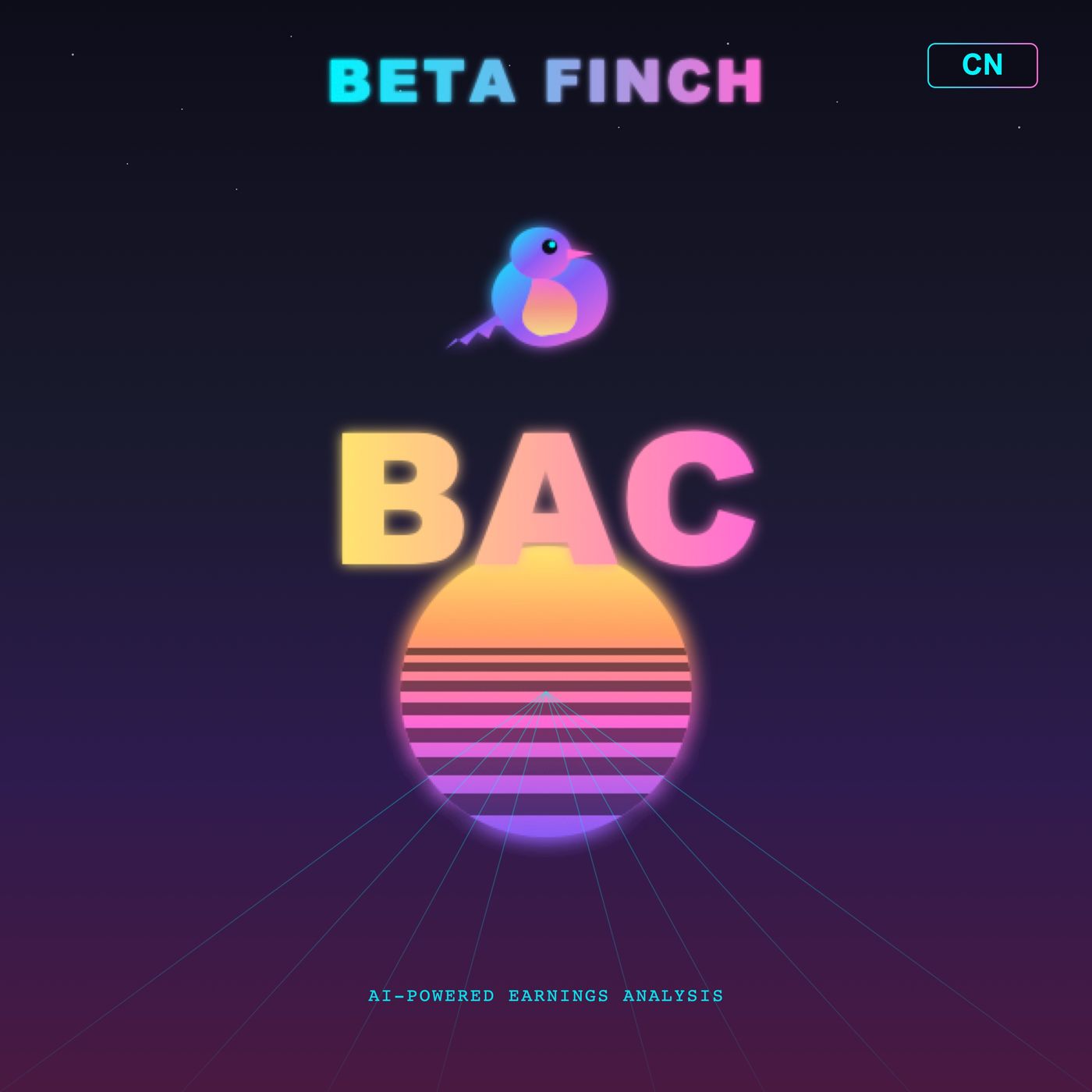 Beta Finch - Bank of America - BAC - CN cover art