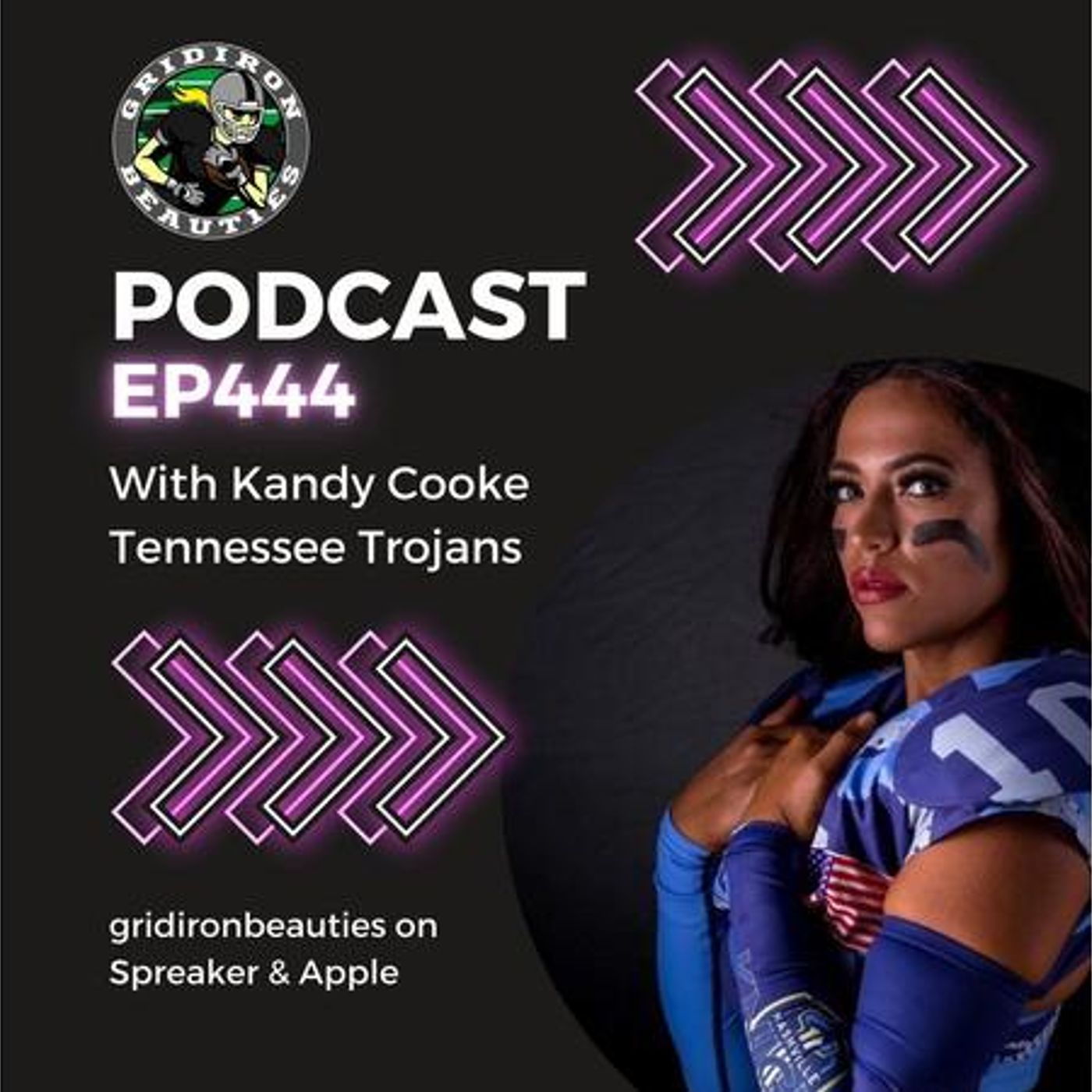 Kandy Cooke WNFC 2023 Tennessee Trojans talking her journey and modeling passion episode artwork