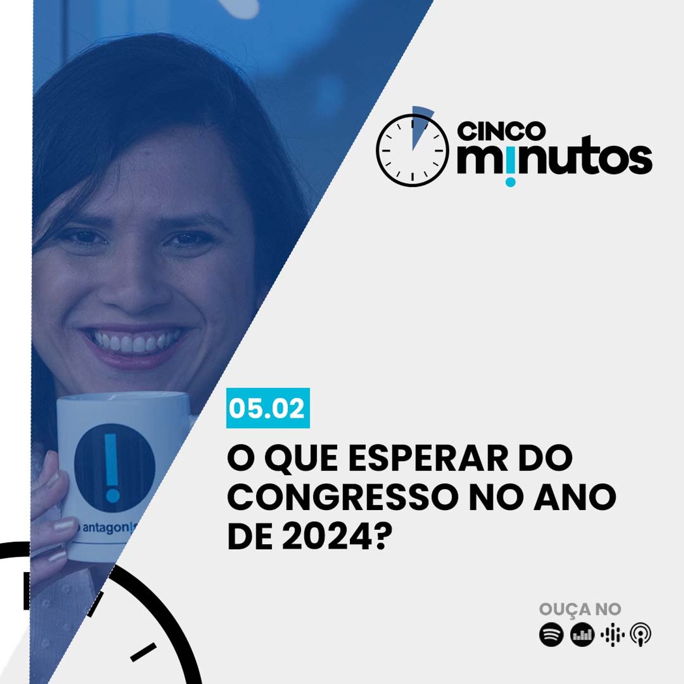 Cinco Minutos: O que esperar com a volta do Congresso no ano de 2024? episode artwork
