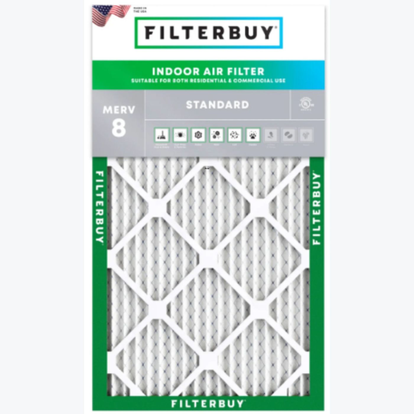 Best 12x36x1 MERV 8 Furnace & HVAC Air Conditioner Filters