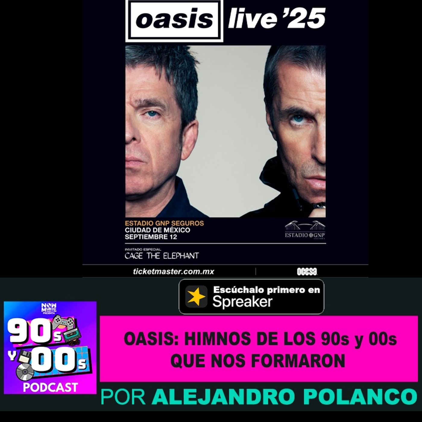 Oasis: Himnos de los 90s y 00s que nos formaron