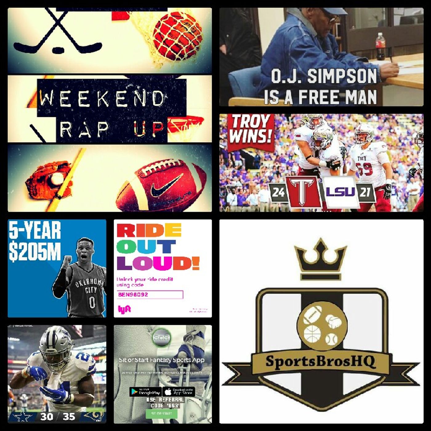 Weekend Rap Up Ep. 51: Cowboys Lose, but Giants still Winless episode artwork