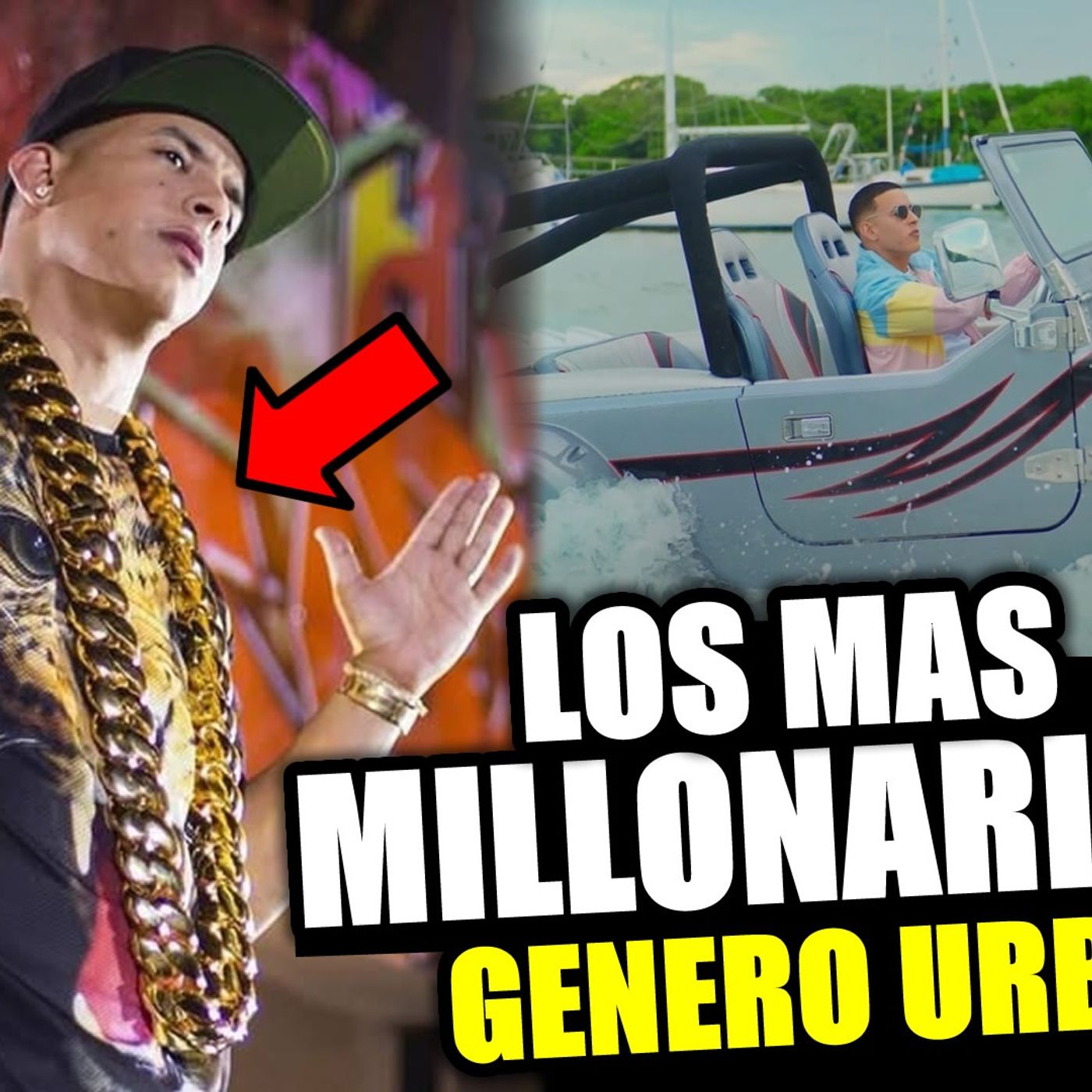 LOS CANTANTE MÁS MILLONARIOS DEL REGGAETÓN