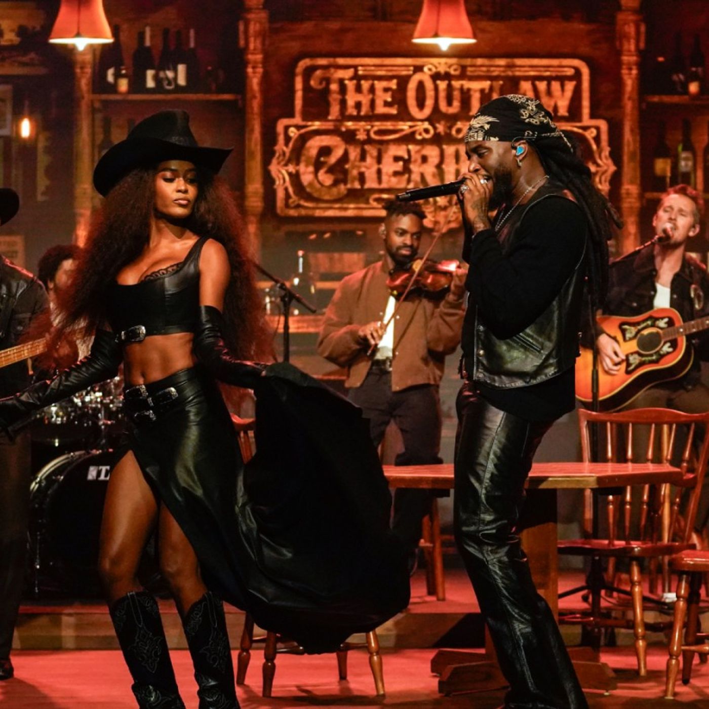Shaboozey Taps Ciara Miller for ‘Cowgirl’ Performance on ‘Fallon’