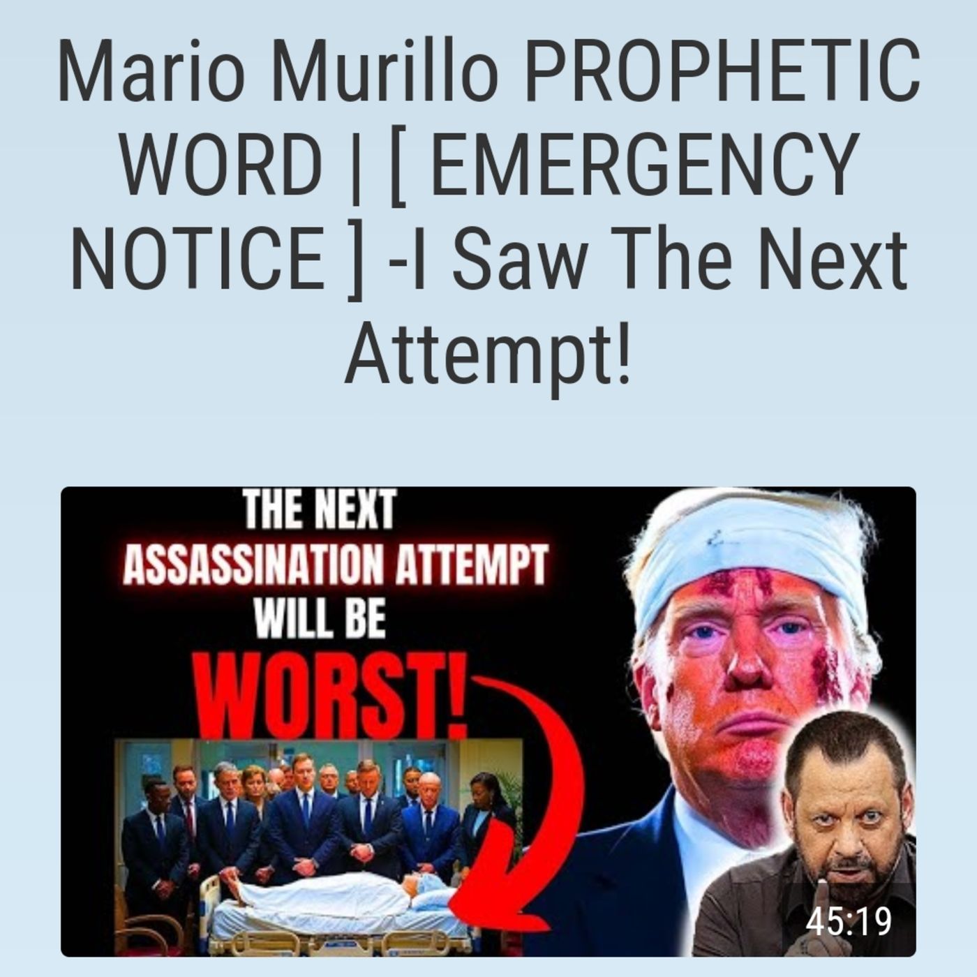 PROPHETIC WORD | [ EMERGENCY NOTICE ] -I Saw The Next Attempt! episode artwork