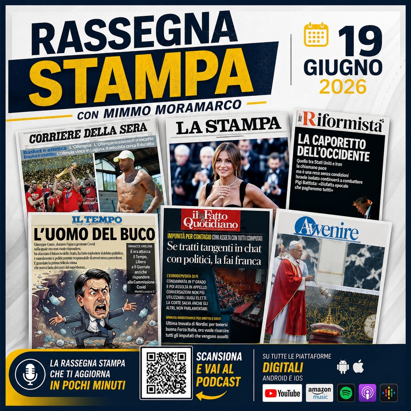 Rassegna stampa del 19 giugno 2026 episode artwork