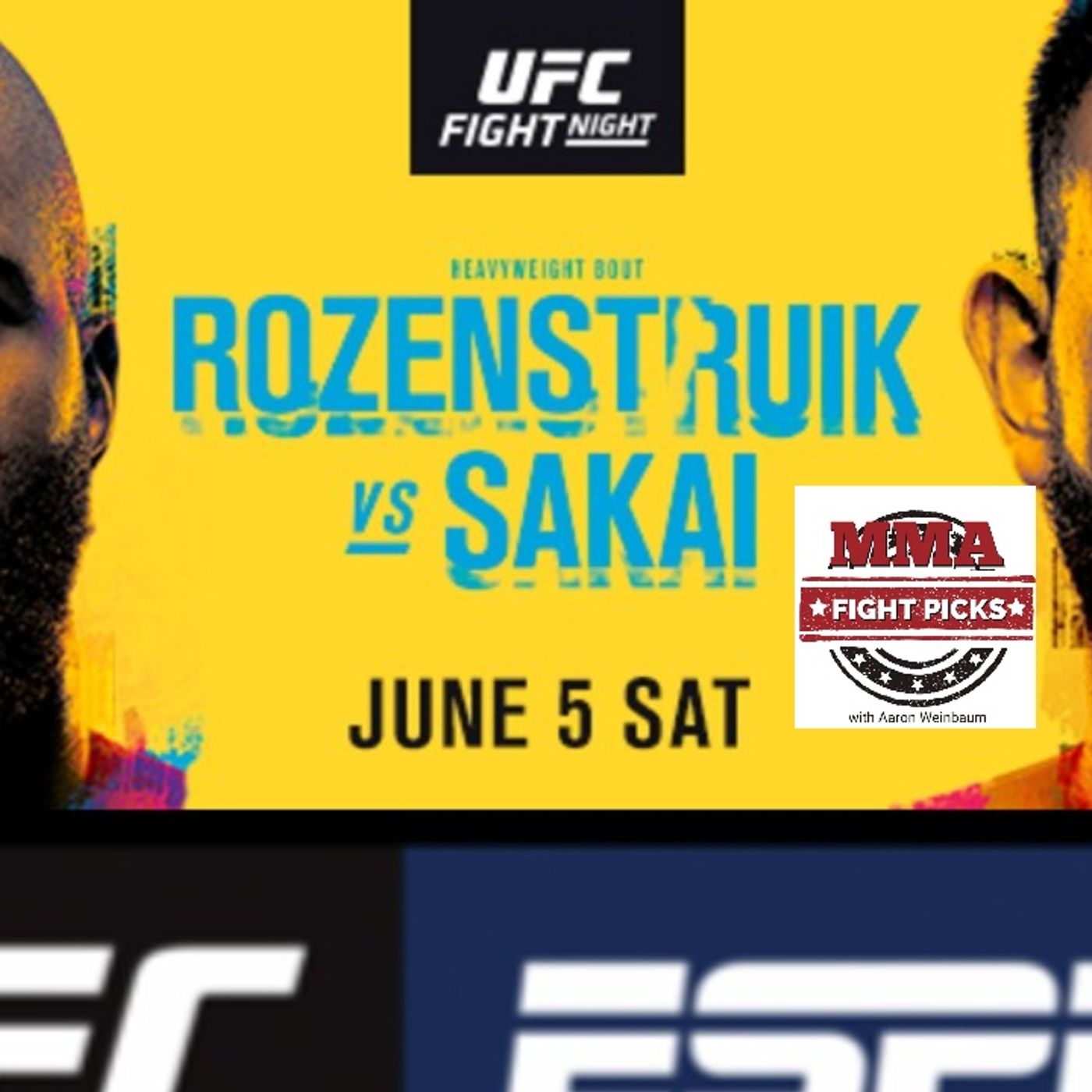 MMAFP: #UFCVegas28 - Jairzinho Rozenstruik vs. Augusto Sakai (UFC Predicitons)