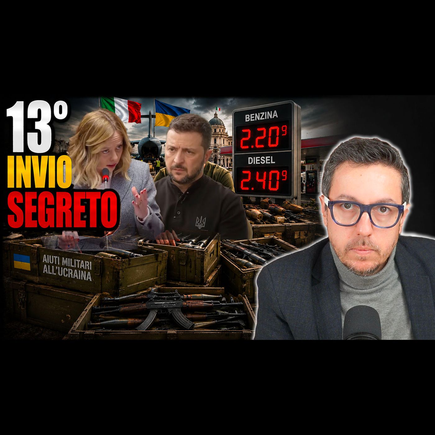 L’ITALIA PREPARA IL 13° INVIO DI ARMI (SEGRETO) A KIEV