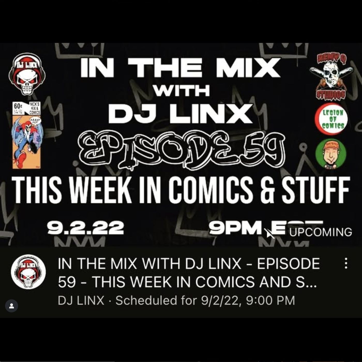 IN THE MIX WITH DJ LINX - EPISODE 59 - THIS WEEK IN COMICS AND STUFF episode artwork