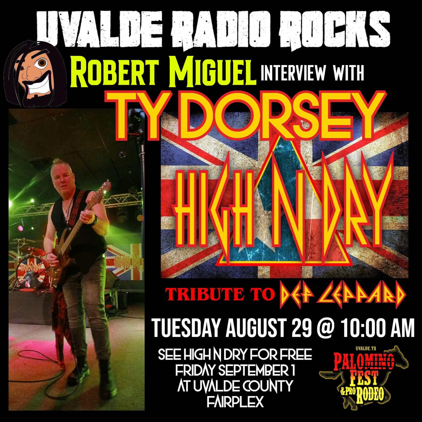 Ty Dorsey of High N Dry (Def Leppard Tribute)/August 2023 episode artwork