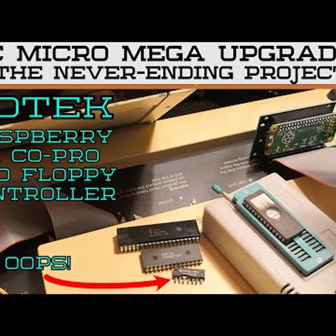 DOS on a BBC Micro - GOTEK, Raspberry Pi PiTubeDirect, 1779 Floppy Controller upgrades. episode artwork