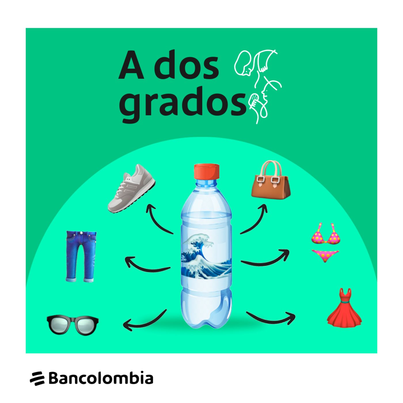 A dos grados