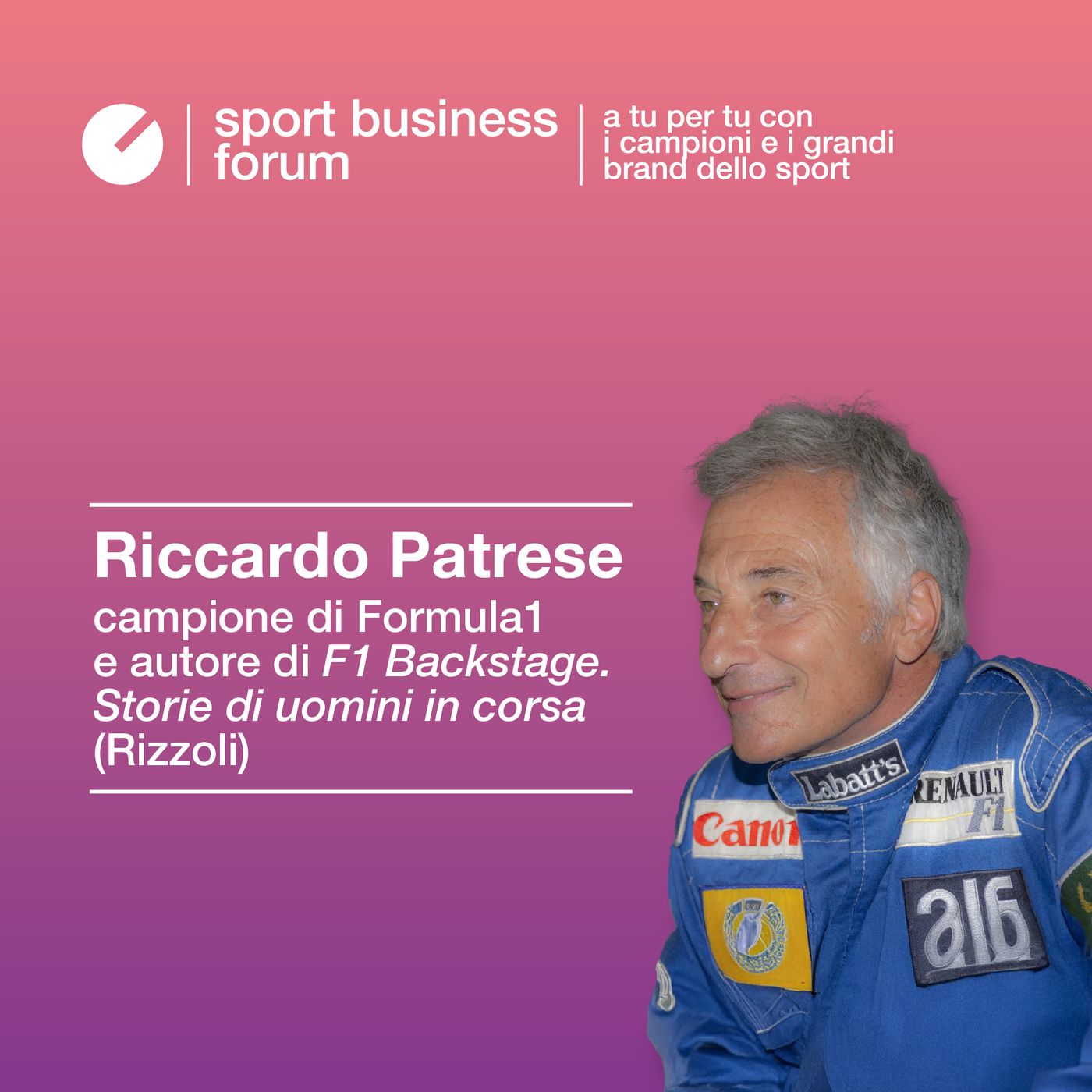 Riccardo Patrese: vi racconto il backstage della F1 episode artwork