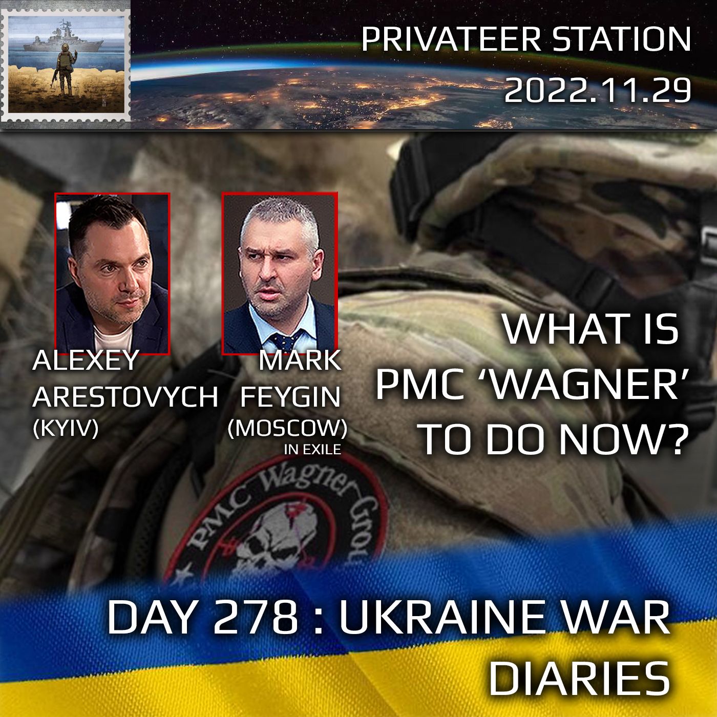 cover of episode War Day 278: Ukraine War Chronicles with Alexey Arestovych & Mark Feygin