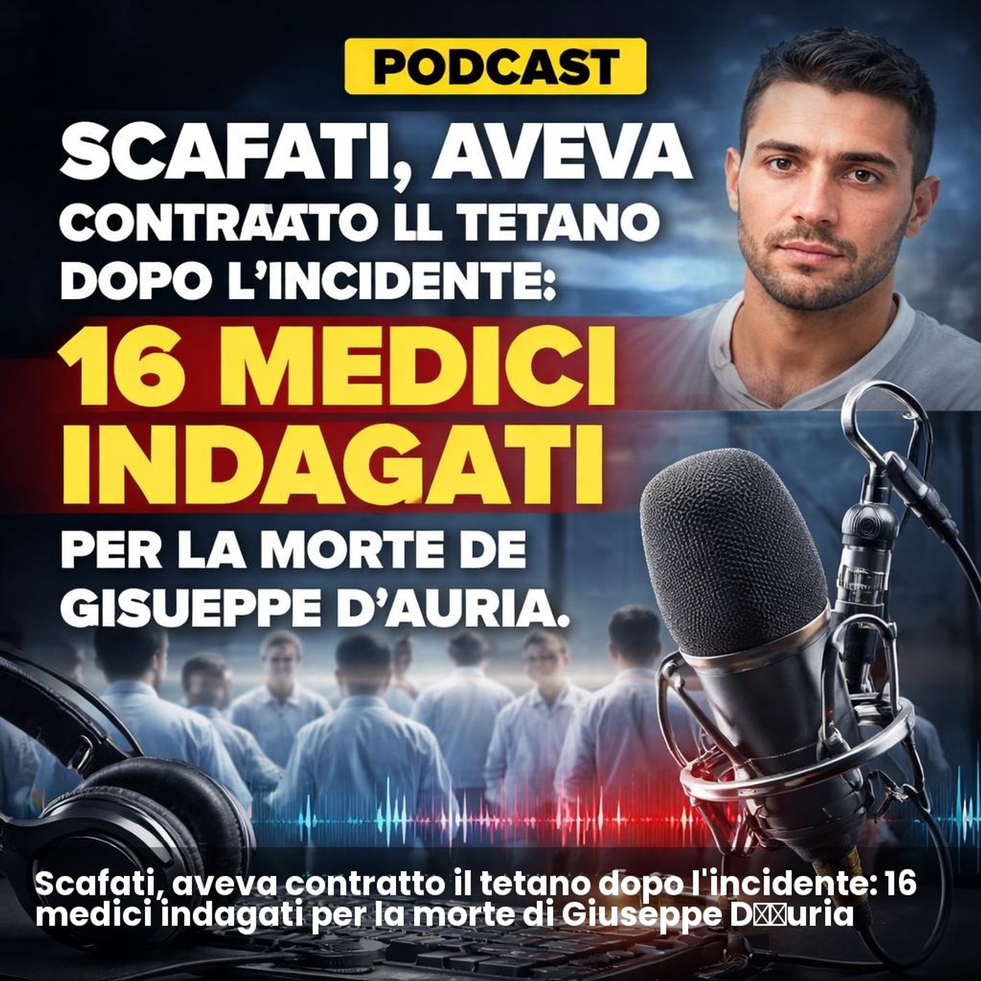 Scafati, aveva contratto il tetano dopo l'incidente: 16 medici indagati per la morte di Giuseppe D’Auria episode artwork