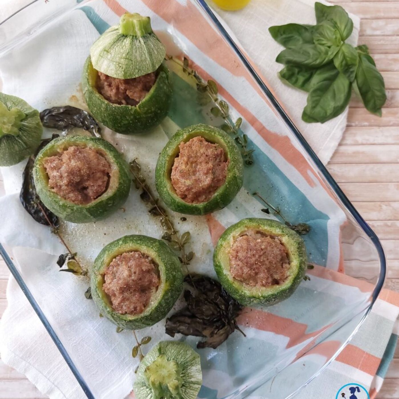 Zucchine tonde ripiene con carne macinata episode artwork