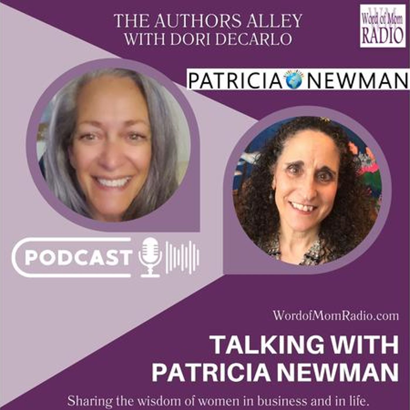 Patricia Newman on The Authors Alley with Dori DeCarlo on WoMRadio