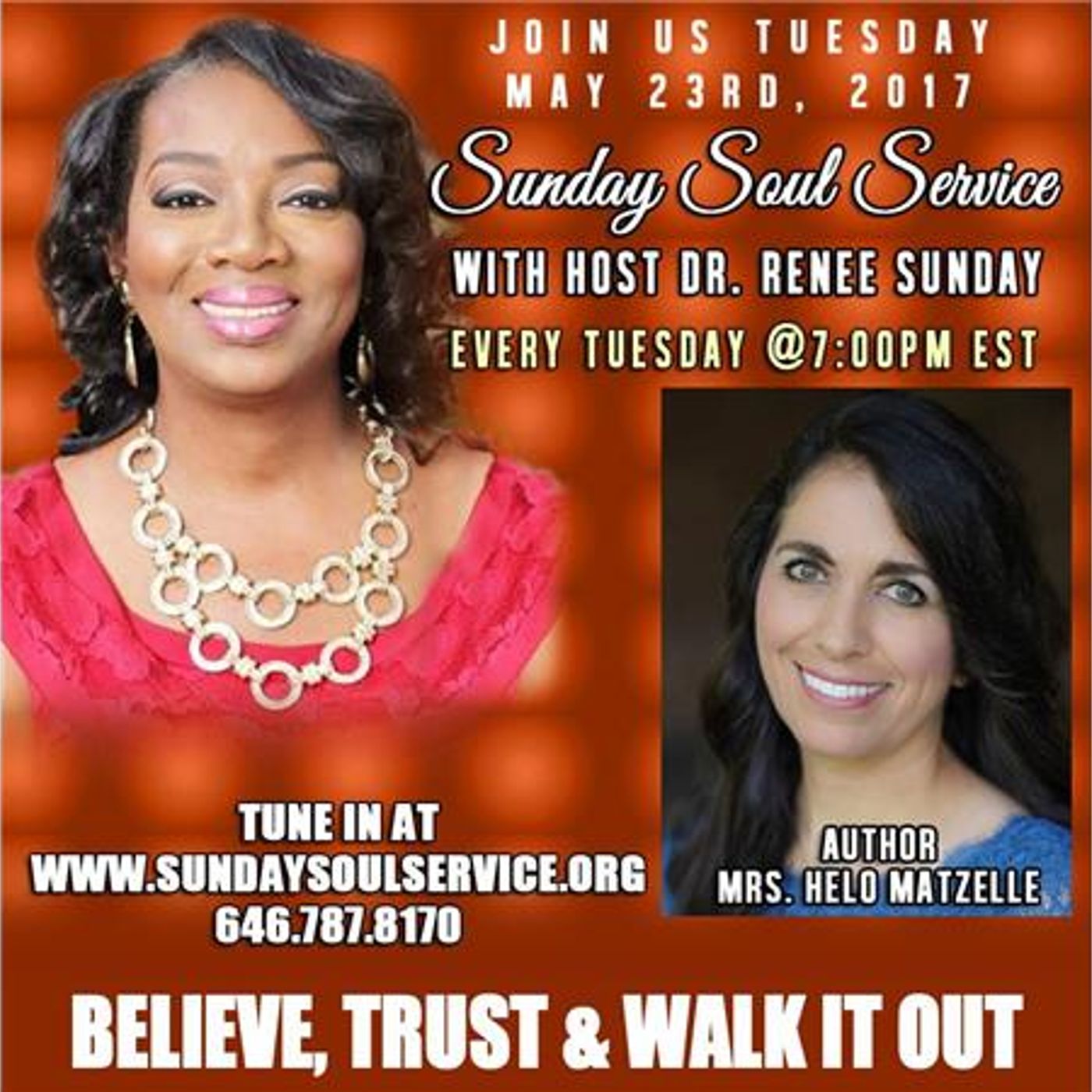 Sunday Soul Service: Find Hope in the Midst of Darkness. Author Helo Matzelle episode artwork