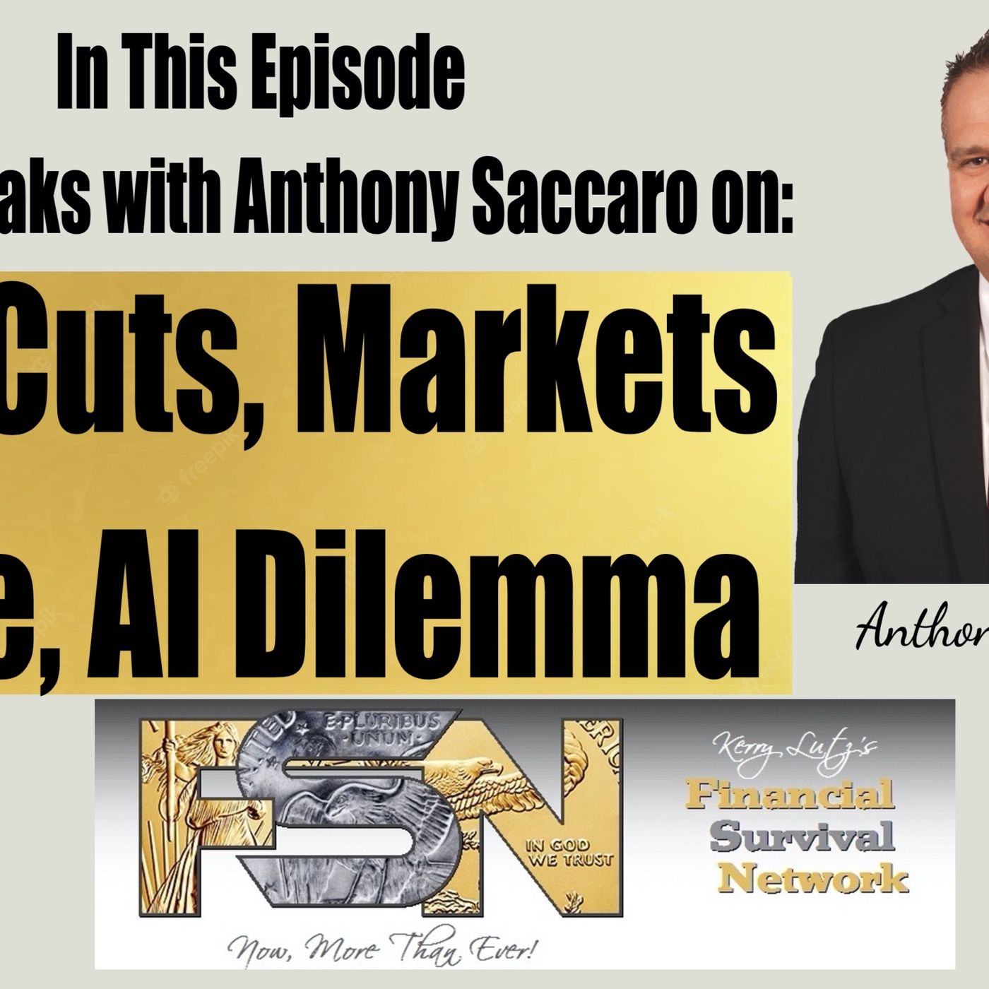 cover of episode Fed Cuts, Markets Dive, AI Dilemma - Anthony Saccaro - #6212