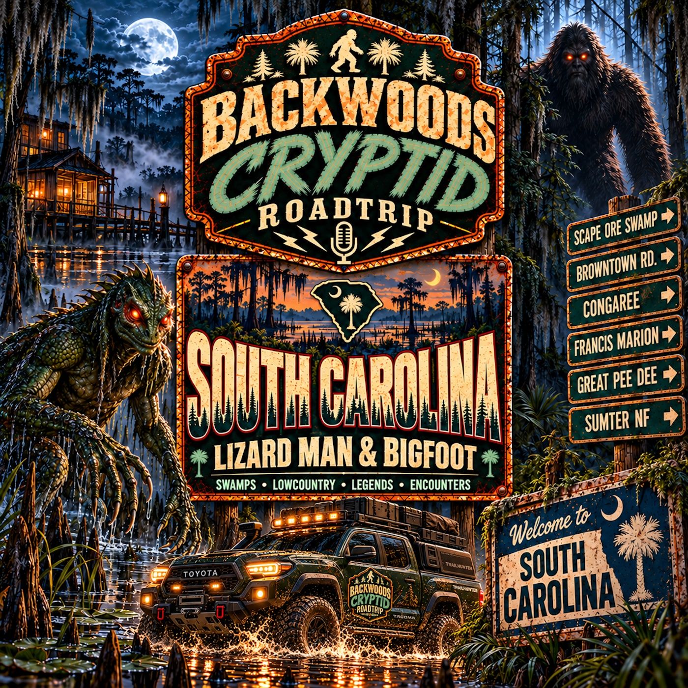 South Carolina: Scape Ore Swamp & Bigfoot