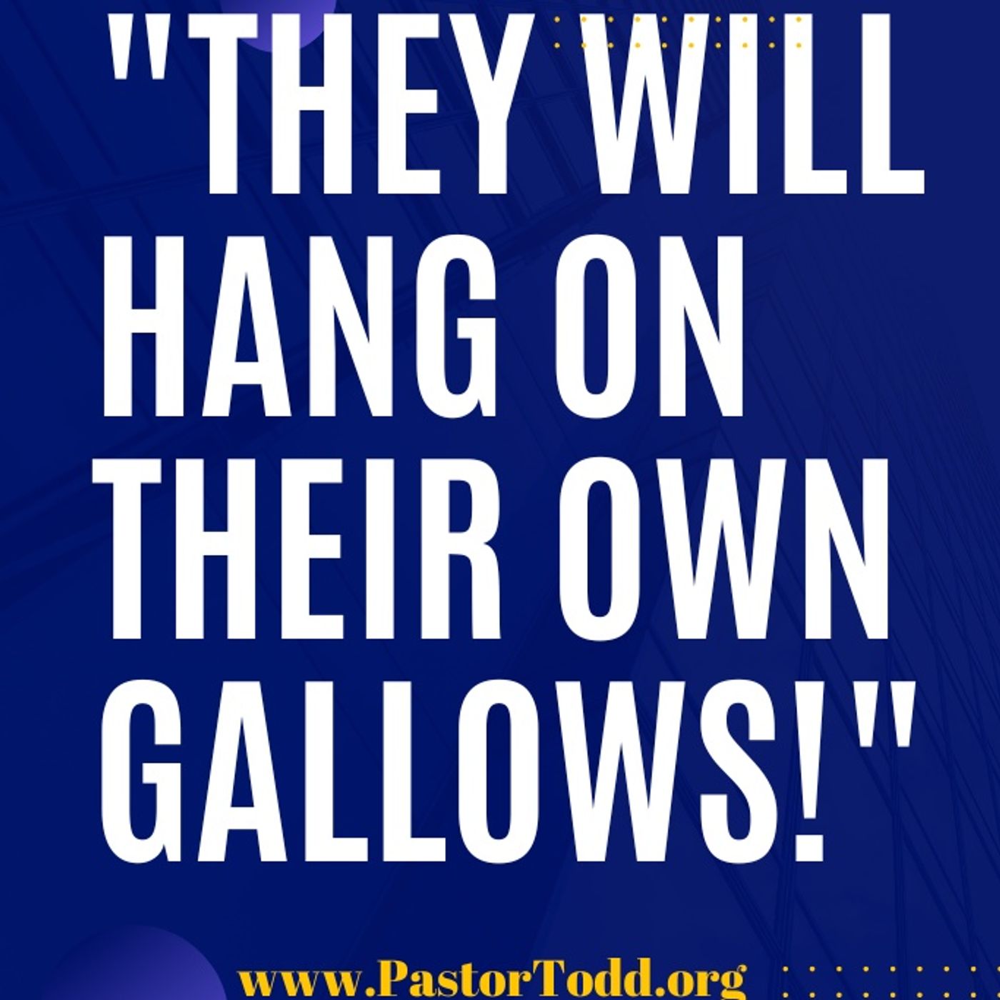 Audio Only --- Sunday Service: ”They Will Hang On Their Own Gallows” episode artwork