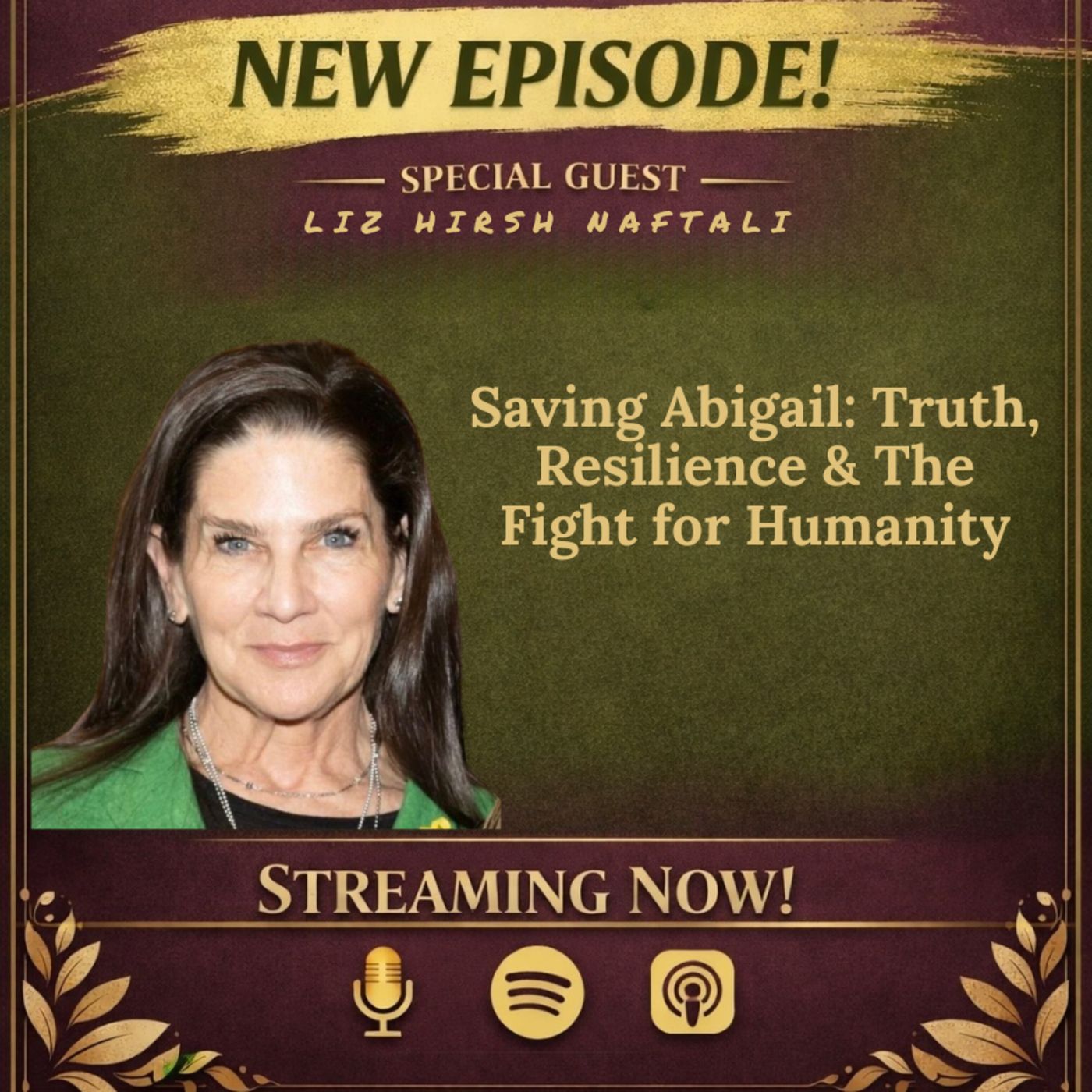 MISS LIZ SERVES: LIZ HIRSH NAFTALI " SAVING ABIGAIL" episode artwork