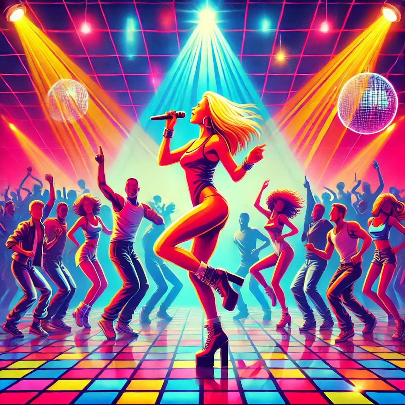 "Saturday night, I feel the air is getting hot, like you baby. I'll make you mine, you know I'll take you to the top, I'll drive you crazy." episode artwork