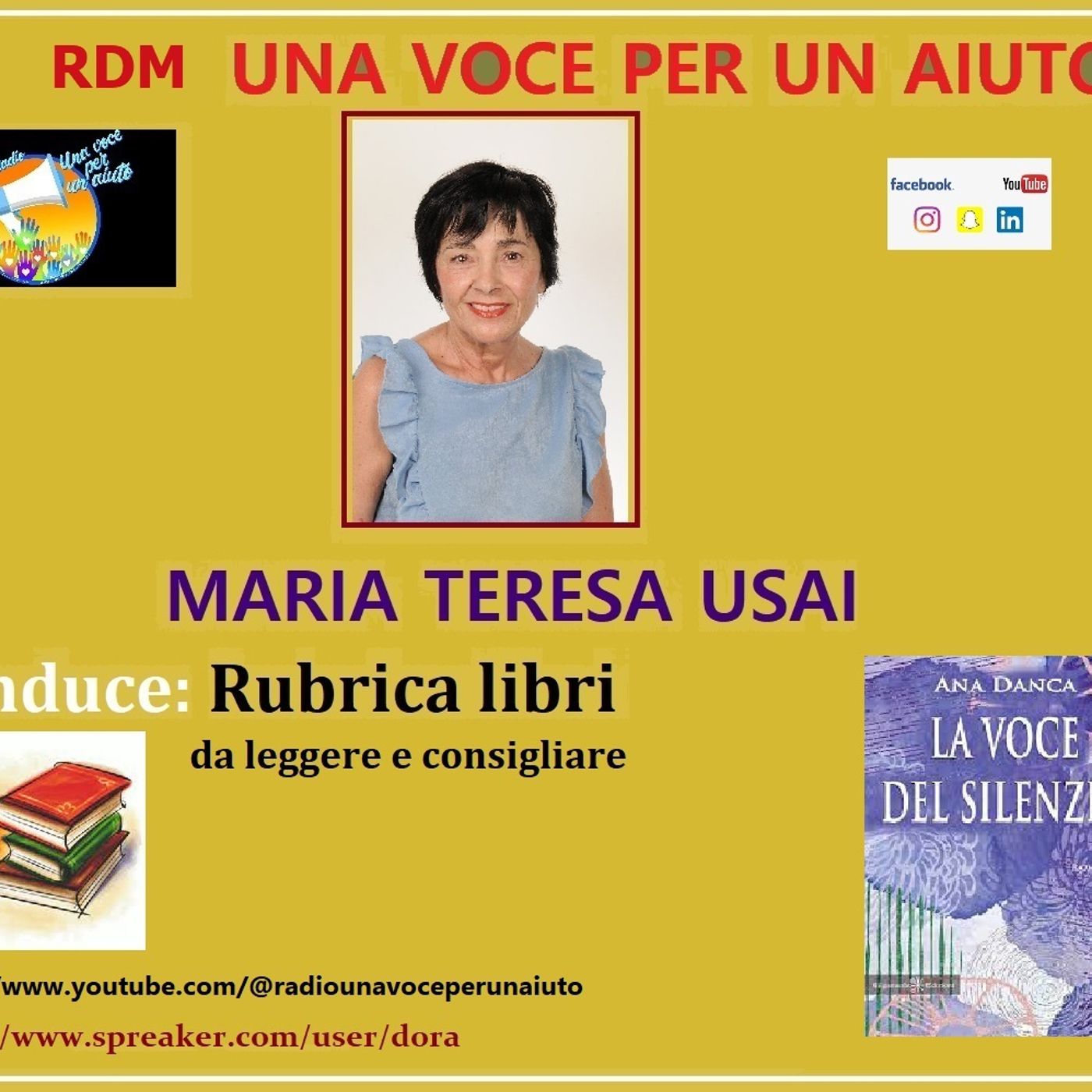 RUBRICA LIBRI: La voce del silenzio di ANA DANCA episode artwork